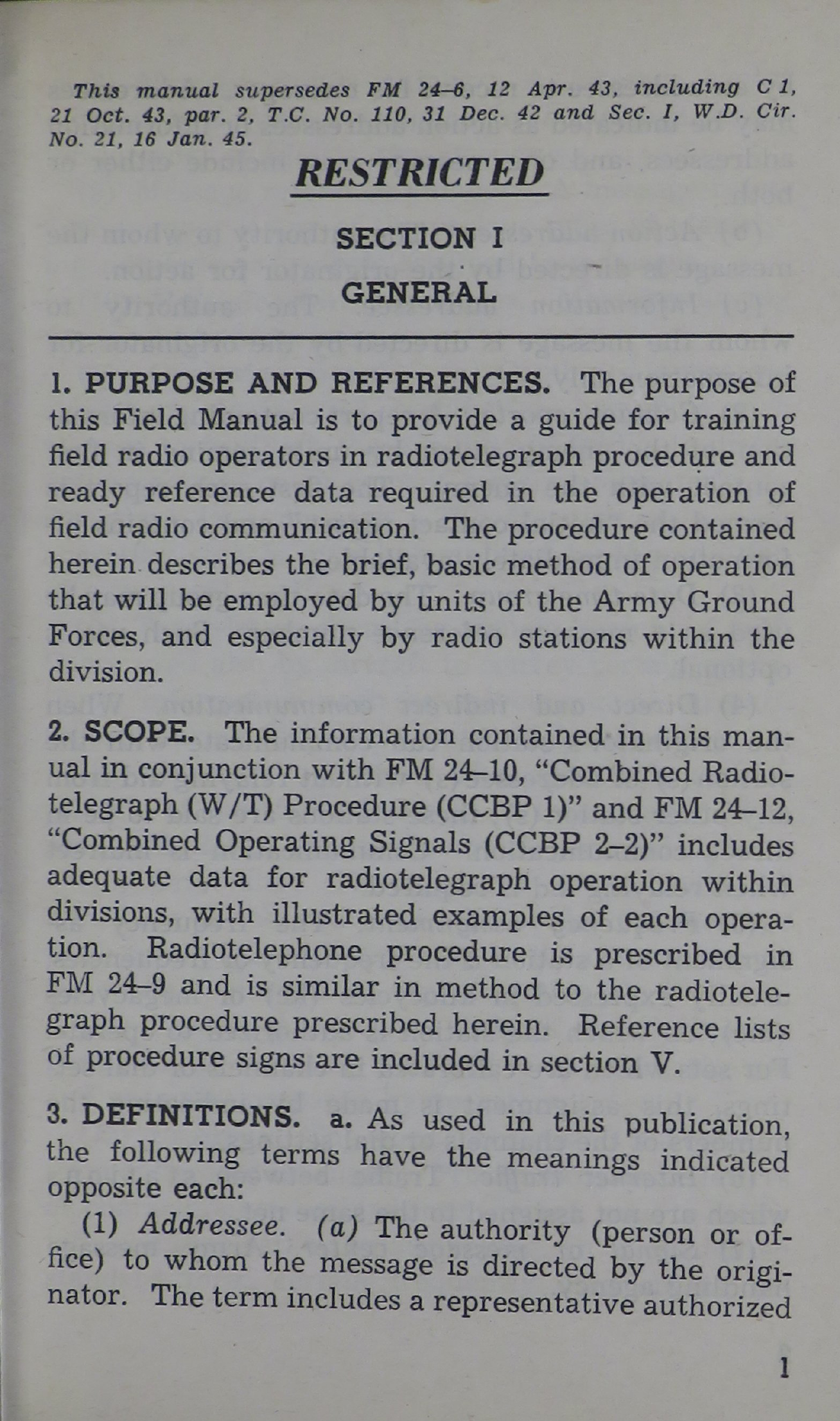Sample page 7 from AirCorps Library document: Radio Operator's Manual
