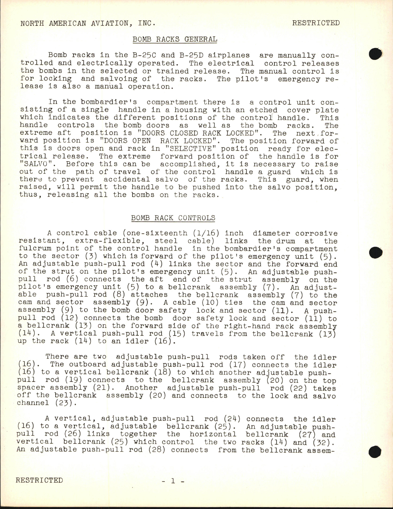 Sample page 6 from AirCorps Library document: Service School Lectures - Bomb Install