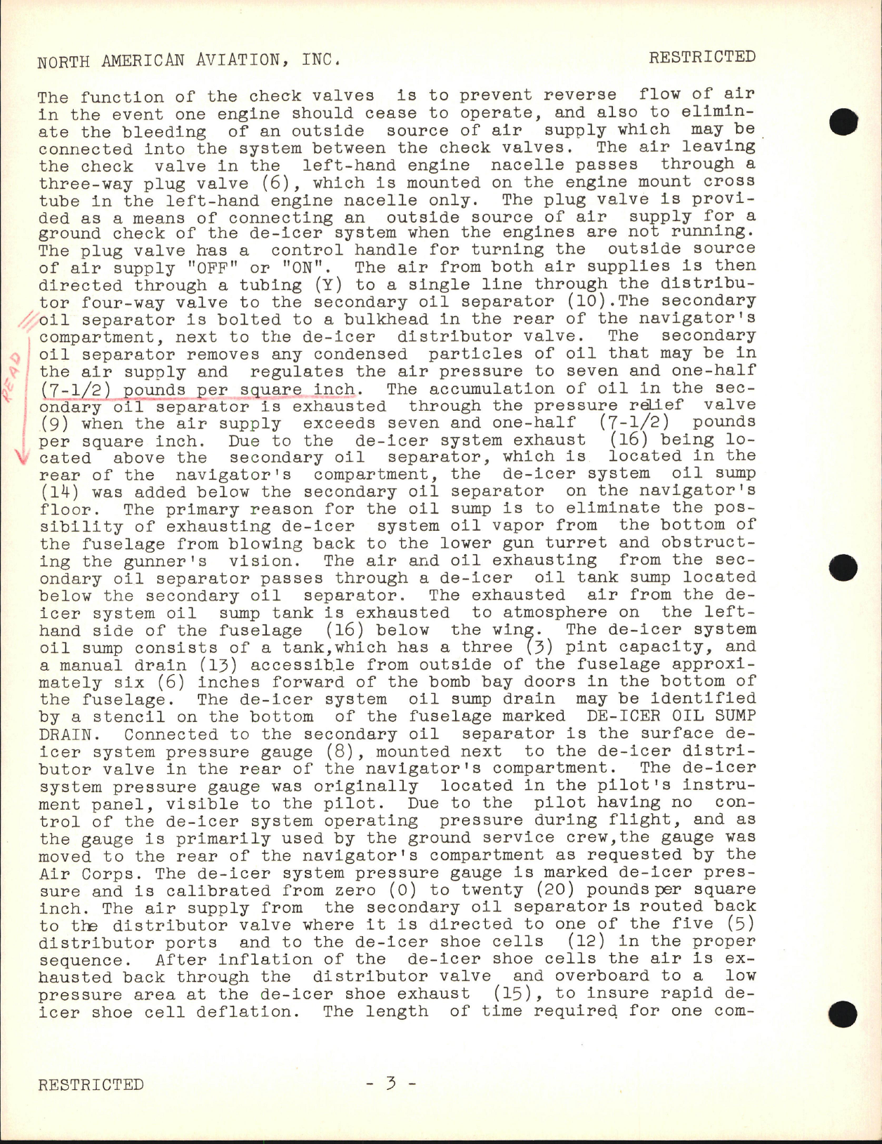 Sample page 6 from AirCorps Library document: Service School Lectures - De-Icer System