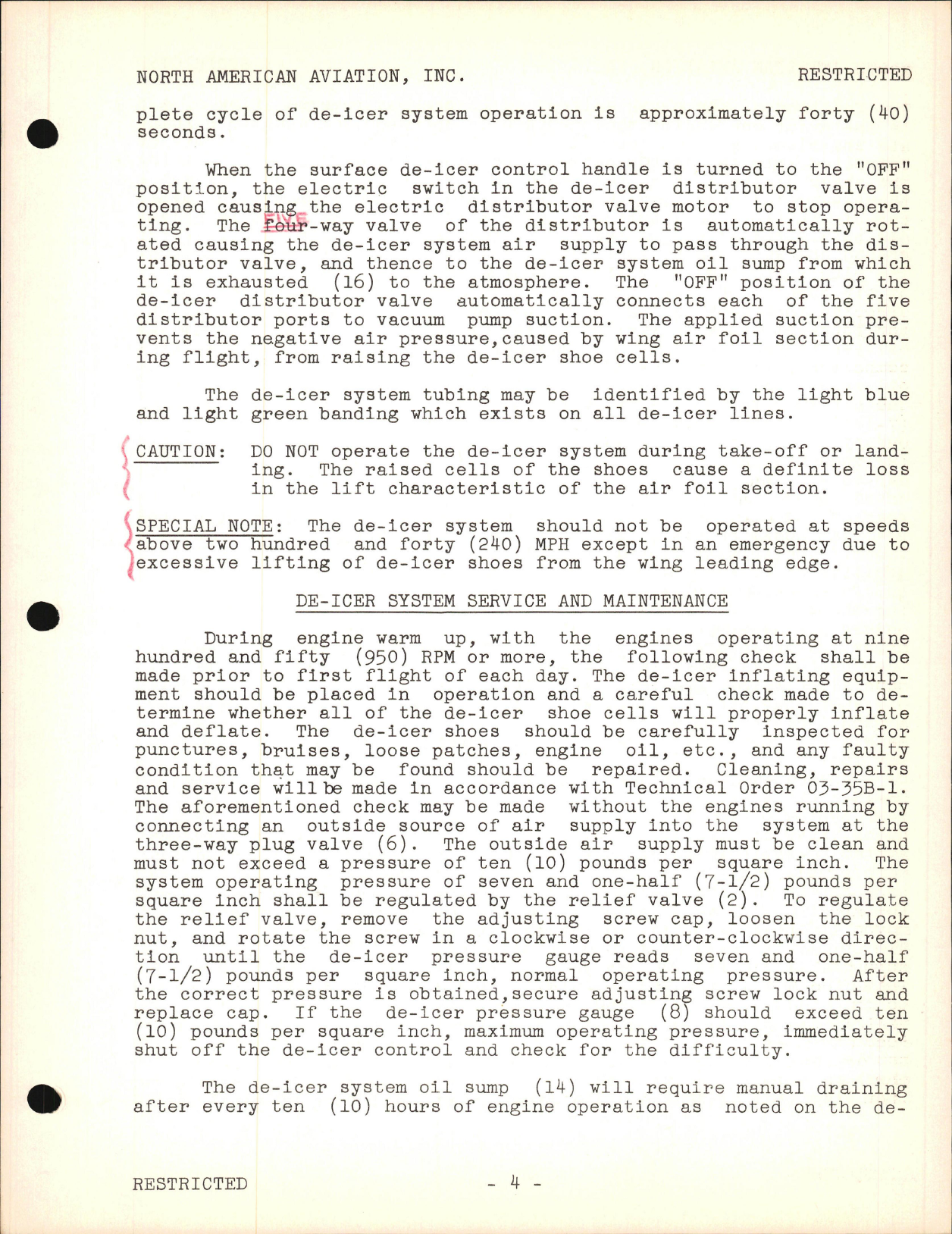 Sample page 7 from AirCorps Library document: Service School Lectures - De-Icer System
