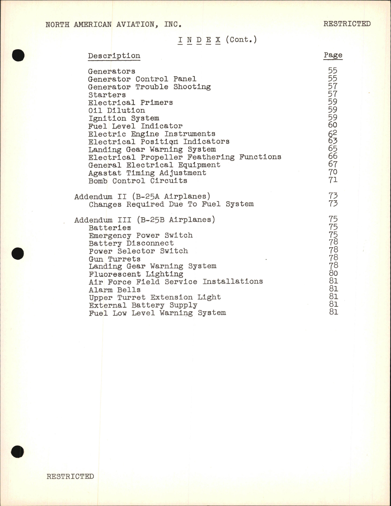 Sample page 5 from AirCorps Library document: Service School Lectures - Electrical Install 