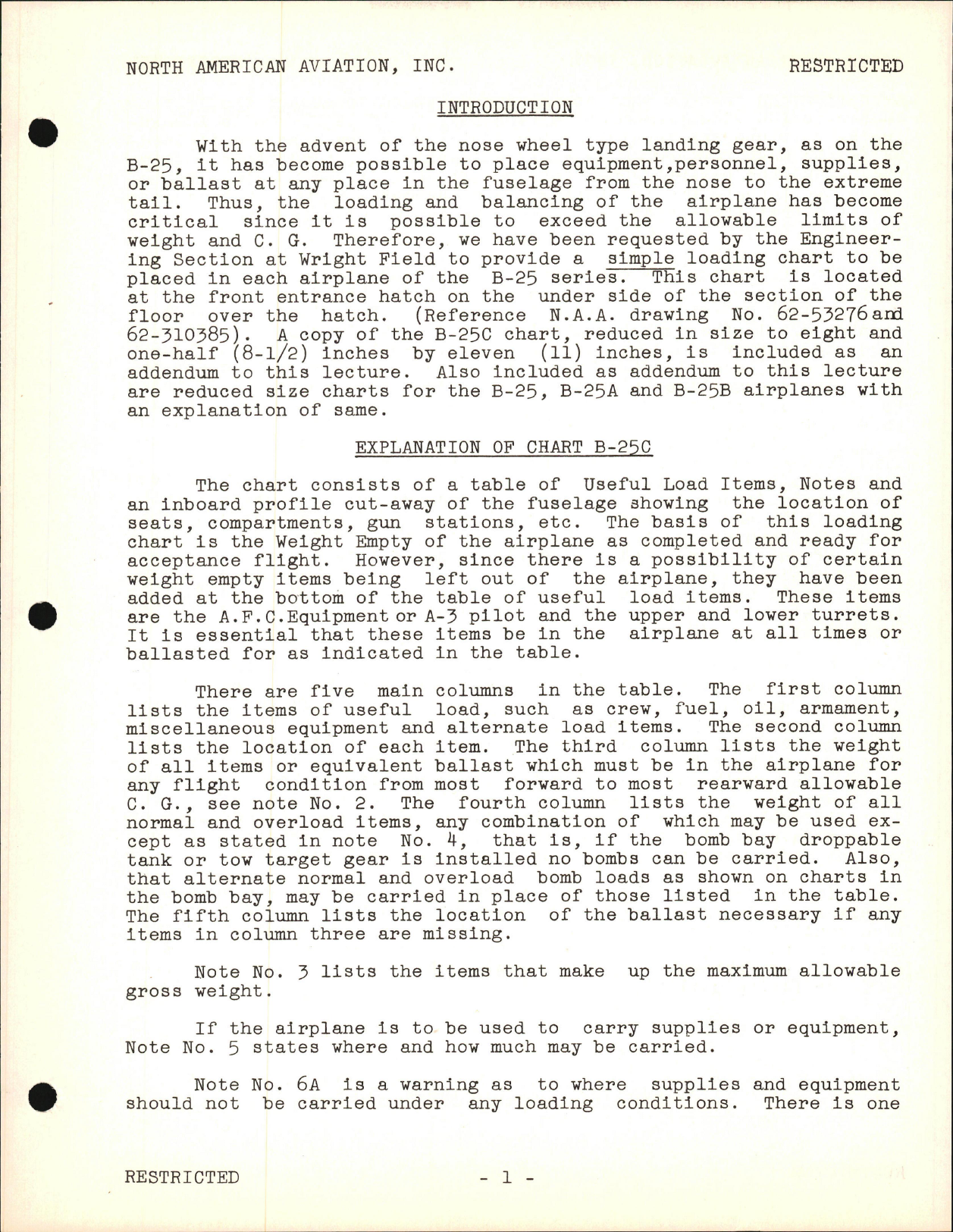 Sample page 5 from AirCorps Library document: Service School Lectures - Load & Balance