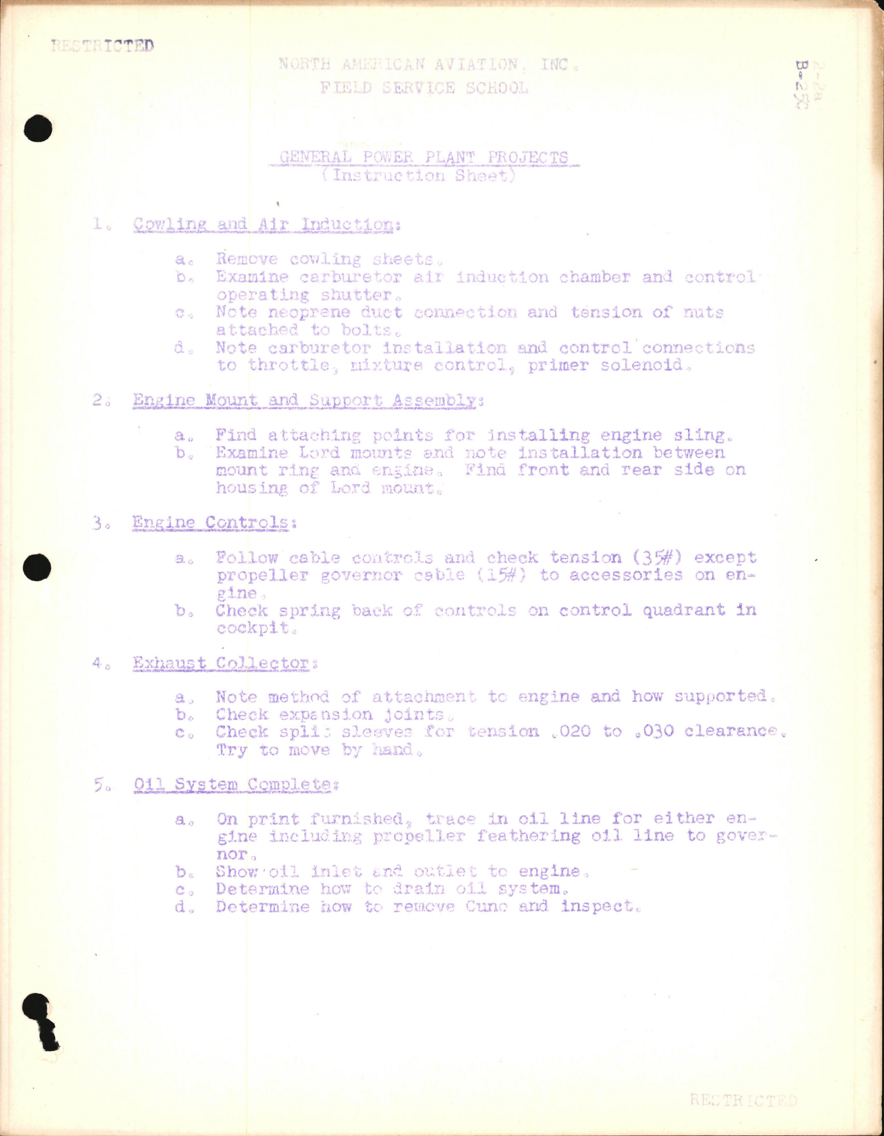 Sample page 5 from AirCorps Library document: Service School Lectures - Power Plant