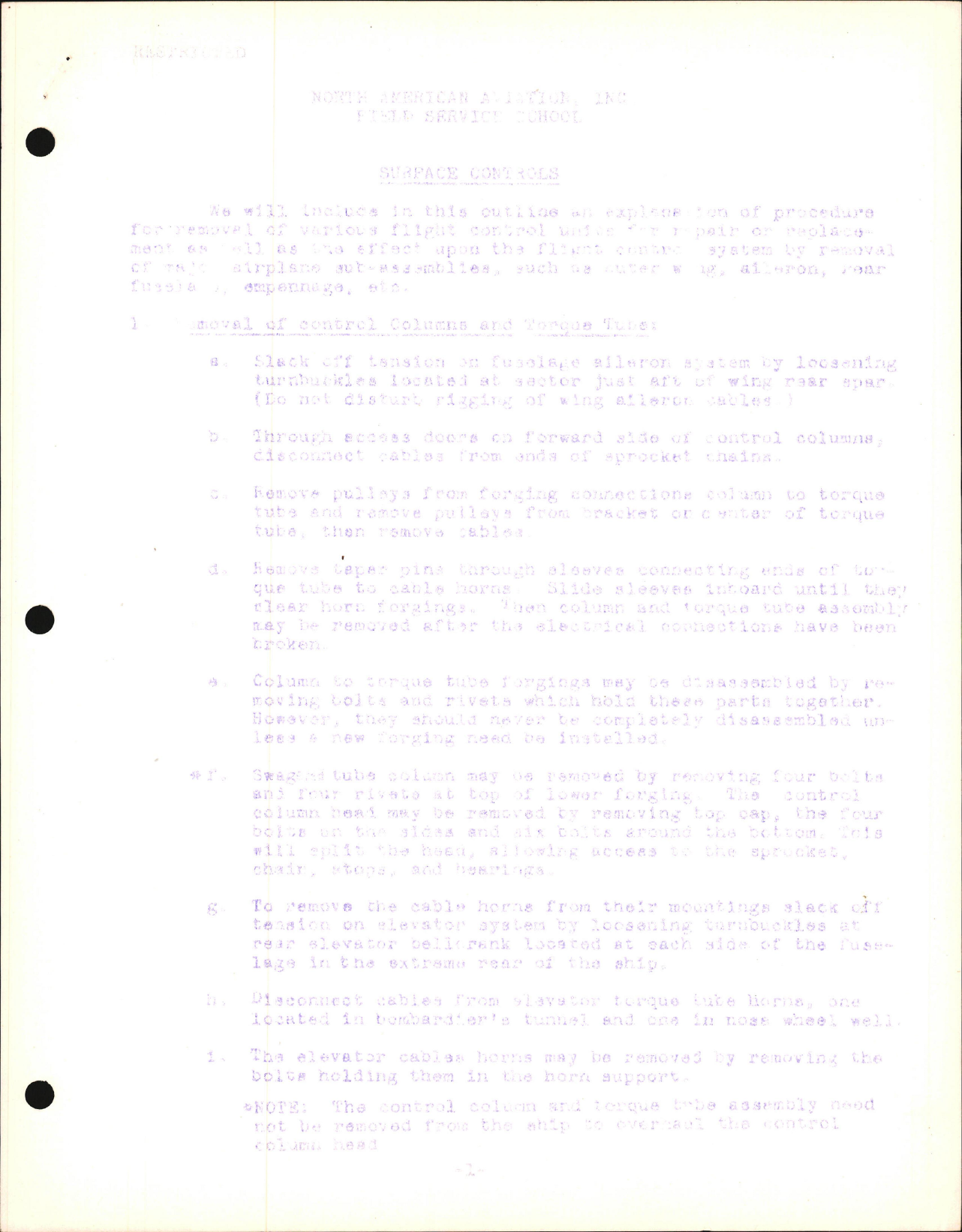 Sample page 7 from AirCorps Library document: Service School Lectures - Surface Controls