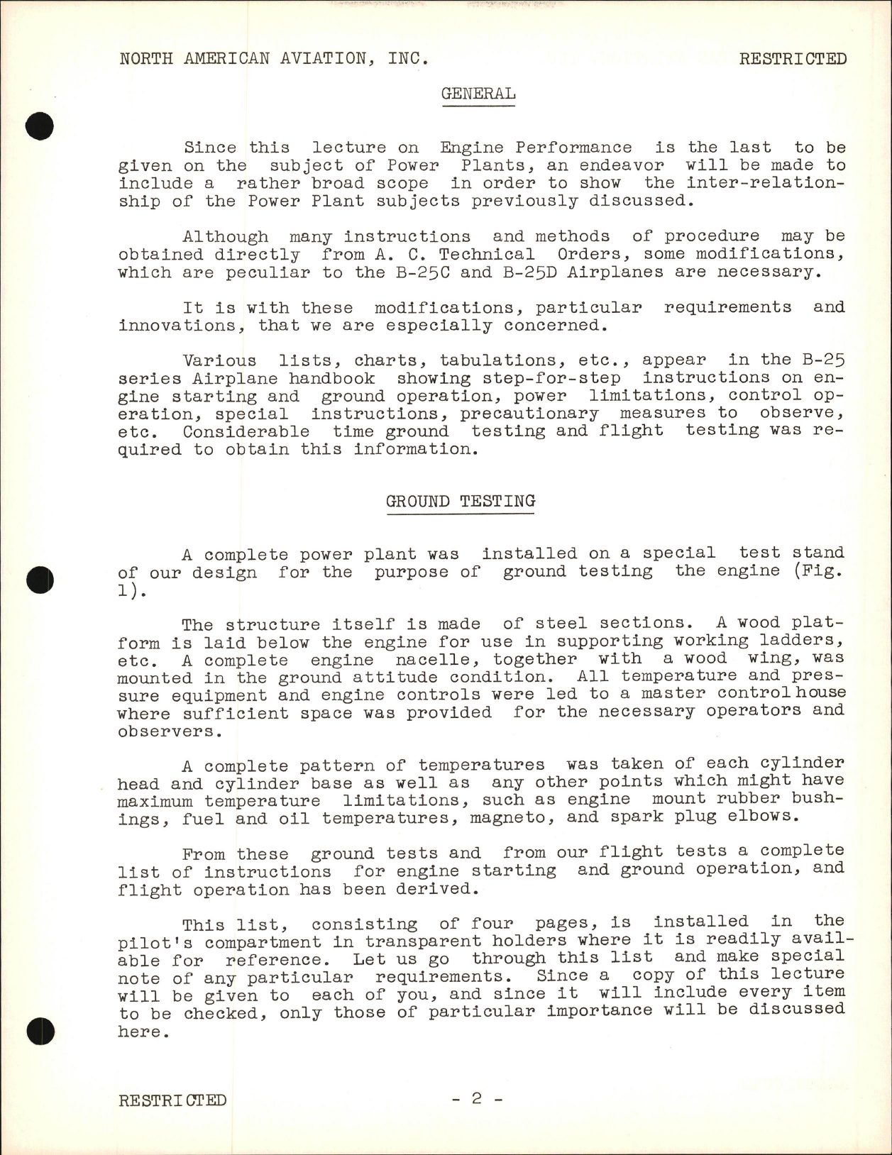 Sample page 7 from AirCorps Library document: Service School Lectures - Engine Performance