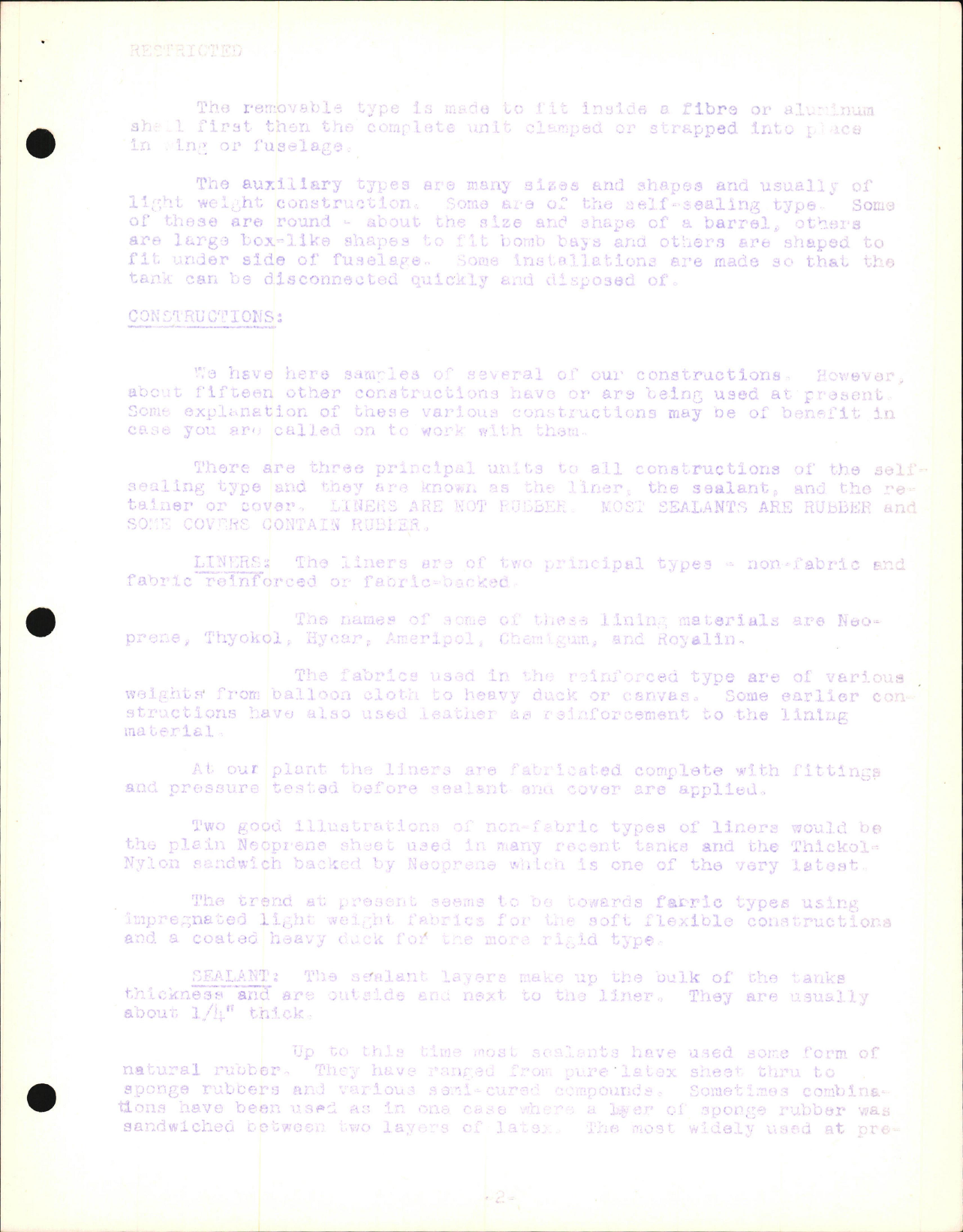 Sample page 5 from AirCorps Library document: Service School Lectures - Fuel System