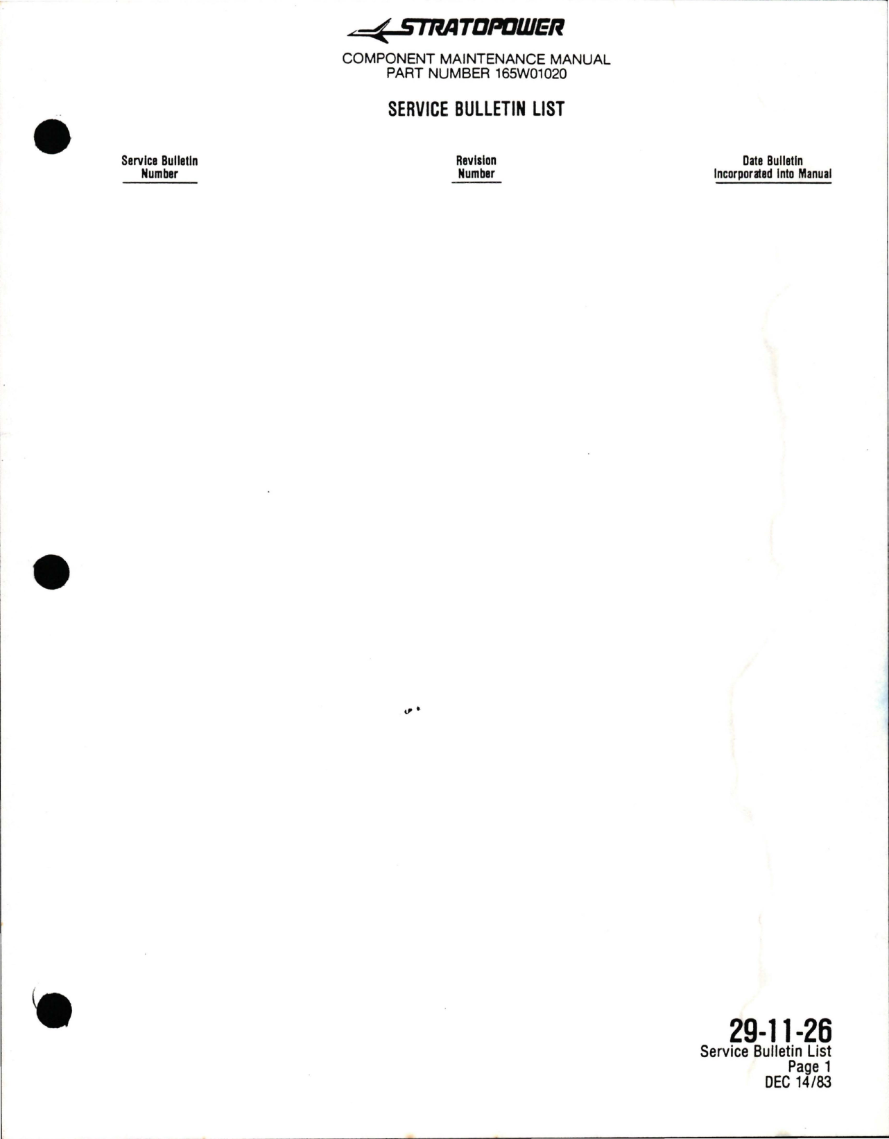Sample page 7 from AirCorps Library document: Maintenance Manual with Illustrated Parts List for Motorized Hydraulic Pump Unit - NYAB Part 165W01020 - Boeing Part 10-61292