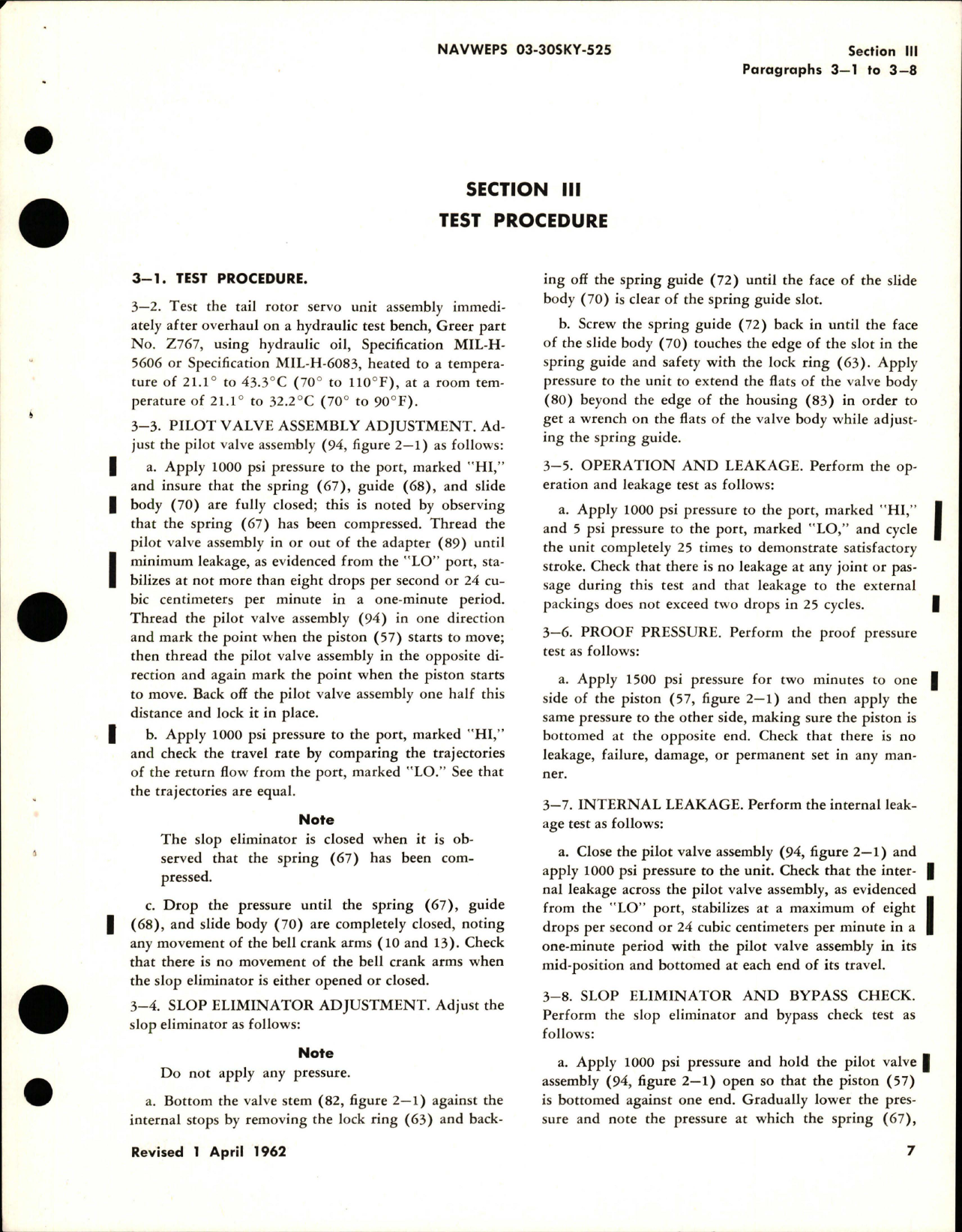 Sample page 5 from AirCorps Library document: Overhaul Instructions for Tail Rotor Servo Unit Assembly - Part S14-40-5144 