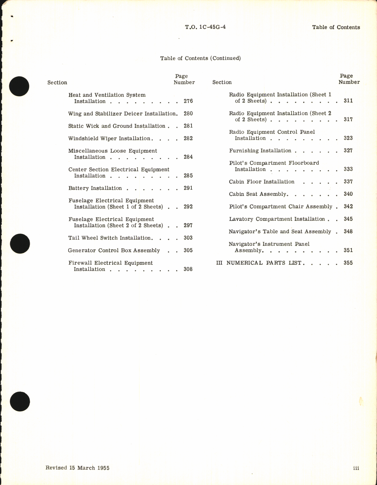 Sample page 5 from AirCorps Library document: Illustrated Parts Breakdown for C-45G, TC-45G, and C-45H