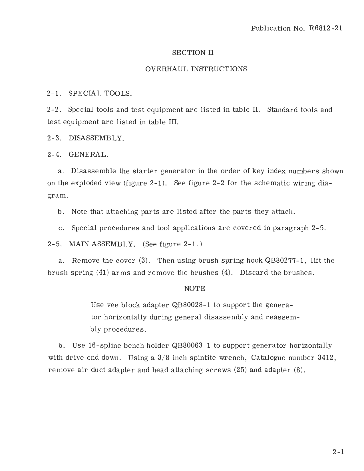 Sample page 7 from AirCorps Library document: Overhaul for DC Starter Generator - Type 30B58-1-A, 30B58-3-A, 30B58-11-A, and 30B58-3-B 