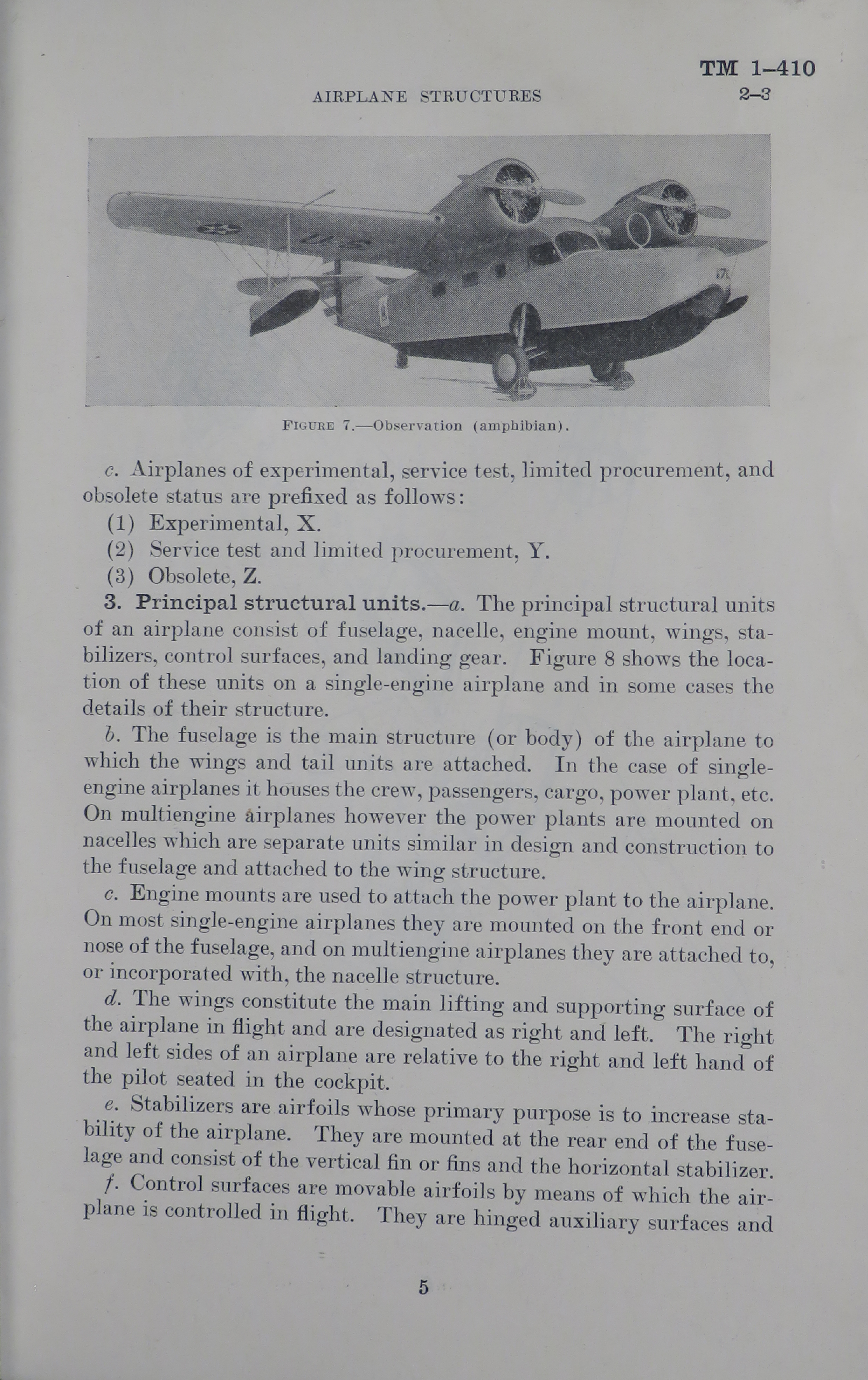 Sample page 7 from AirCorps Library document: Airplane Structures
