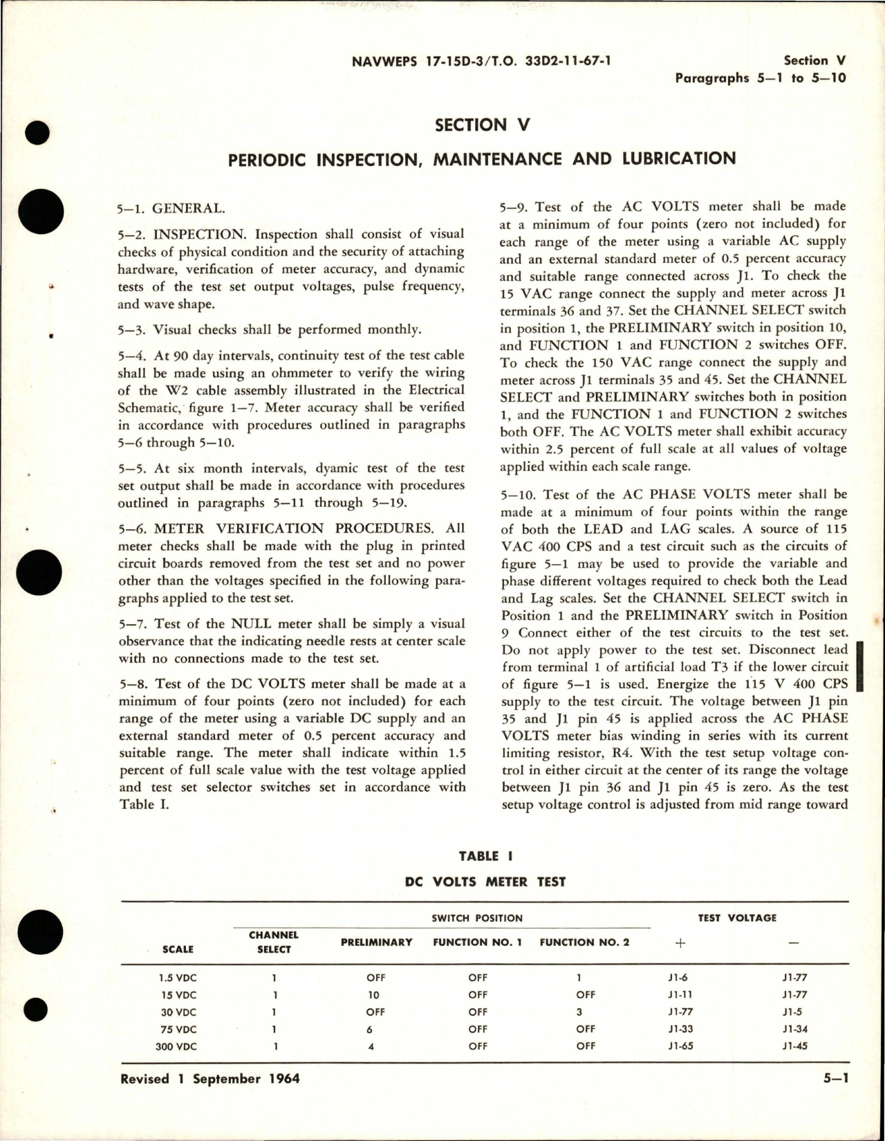 Sample page 5 from AirCorps Library document: Operation, Service Instructions with Illustrated Parts Breakdown for Synchrophaser Test Set - Part GS4150