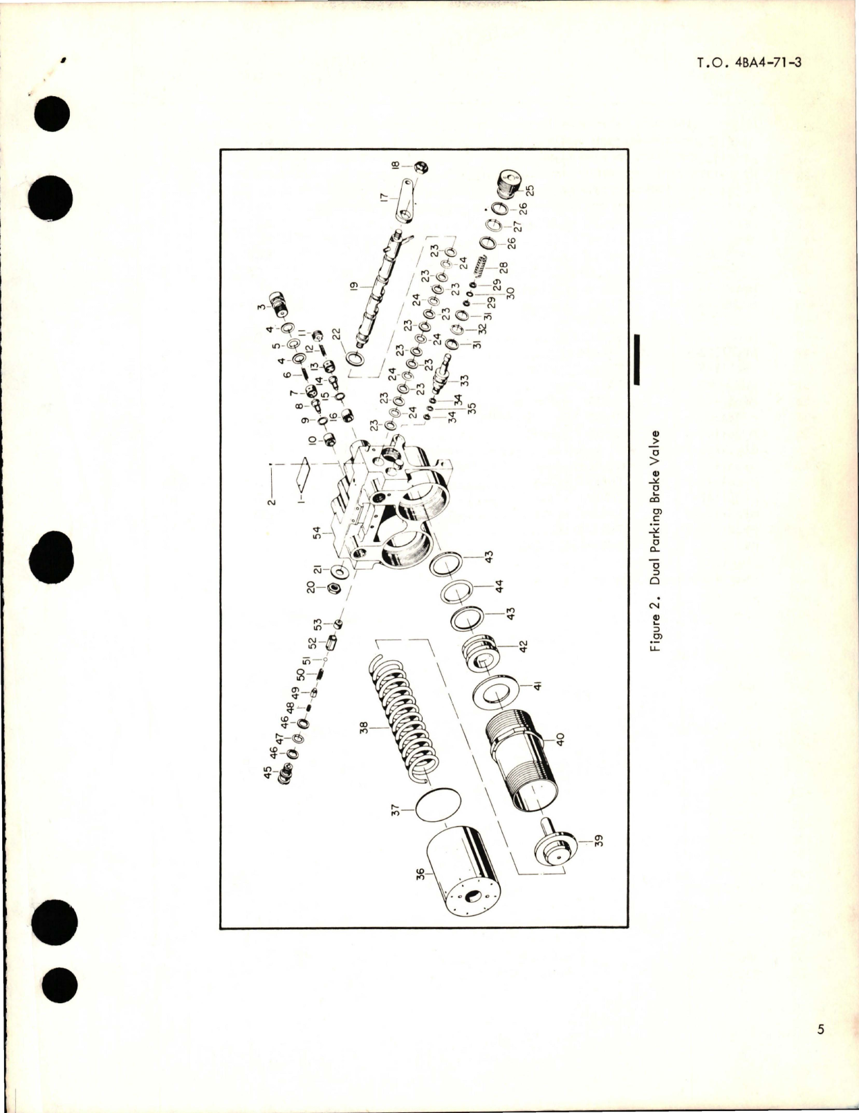 Sample page 5 from AirCorps Library document: Overhaul Instructions with Parts Breakdown for Dual Parking Brake Valve - Part HP681100-5