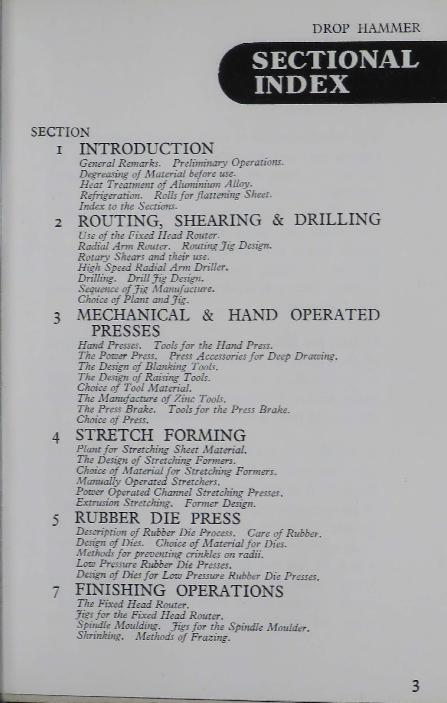 Sample page 9 from AirCorps Library document: Drop Hammer - Handbook on The Fabrication of Sheet Metal Details