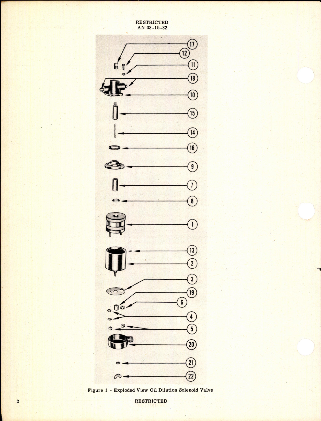 Sample page 4 from AirCorps Library document: Parts Catalog for Oil Dilution Solenoid Valve - AN4078