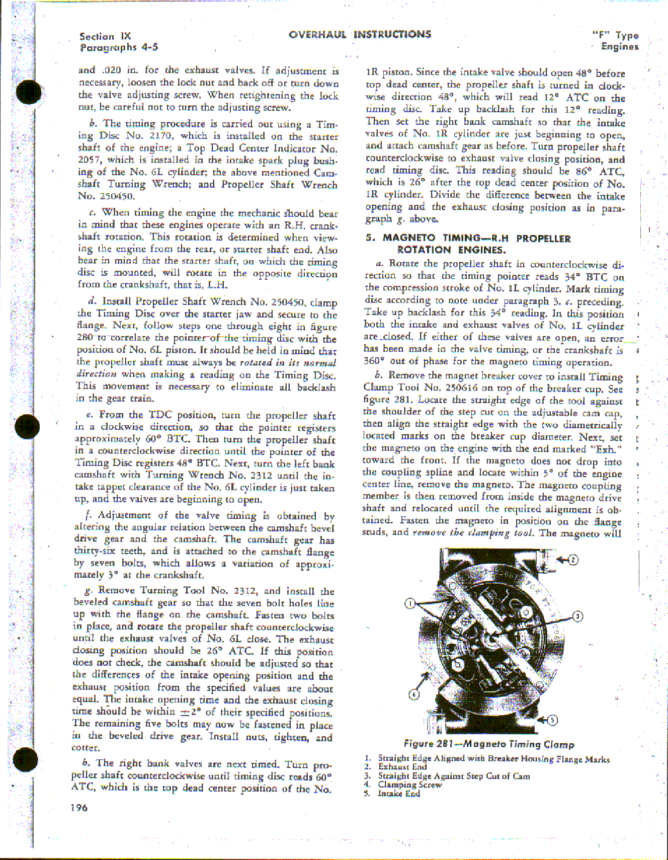 Sample page 204 from AirCorps Library document: Overhaul Bulletin - Allison Engine - V-1710-F