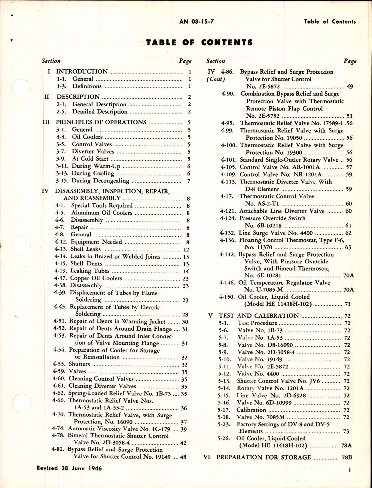 Sample page 3 from AirCorps Library document: Instructions for Oil Cooler Assemblies & Control Valves