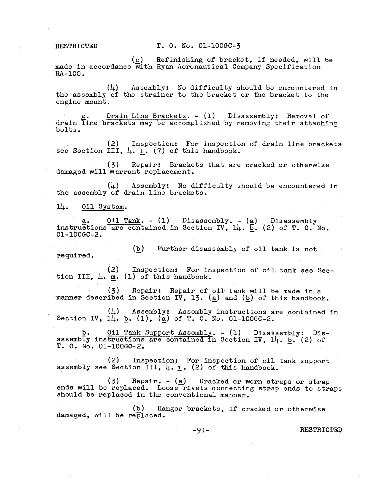 Sample page 102 from AirCorps Library document: Overhaul Instructions - PT-21, PT-22