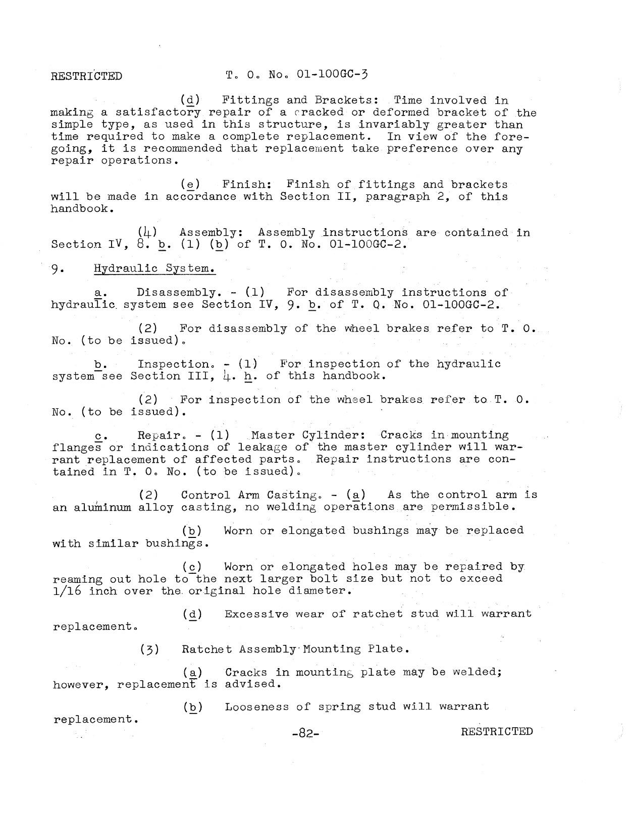Sample page 93 from AirCorps Library document: Overhaul Instructions - PT-21, PT-22