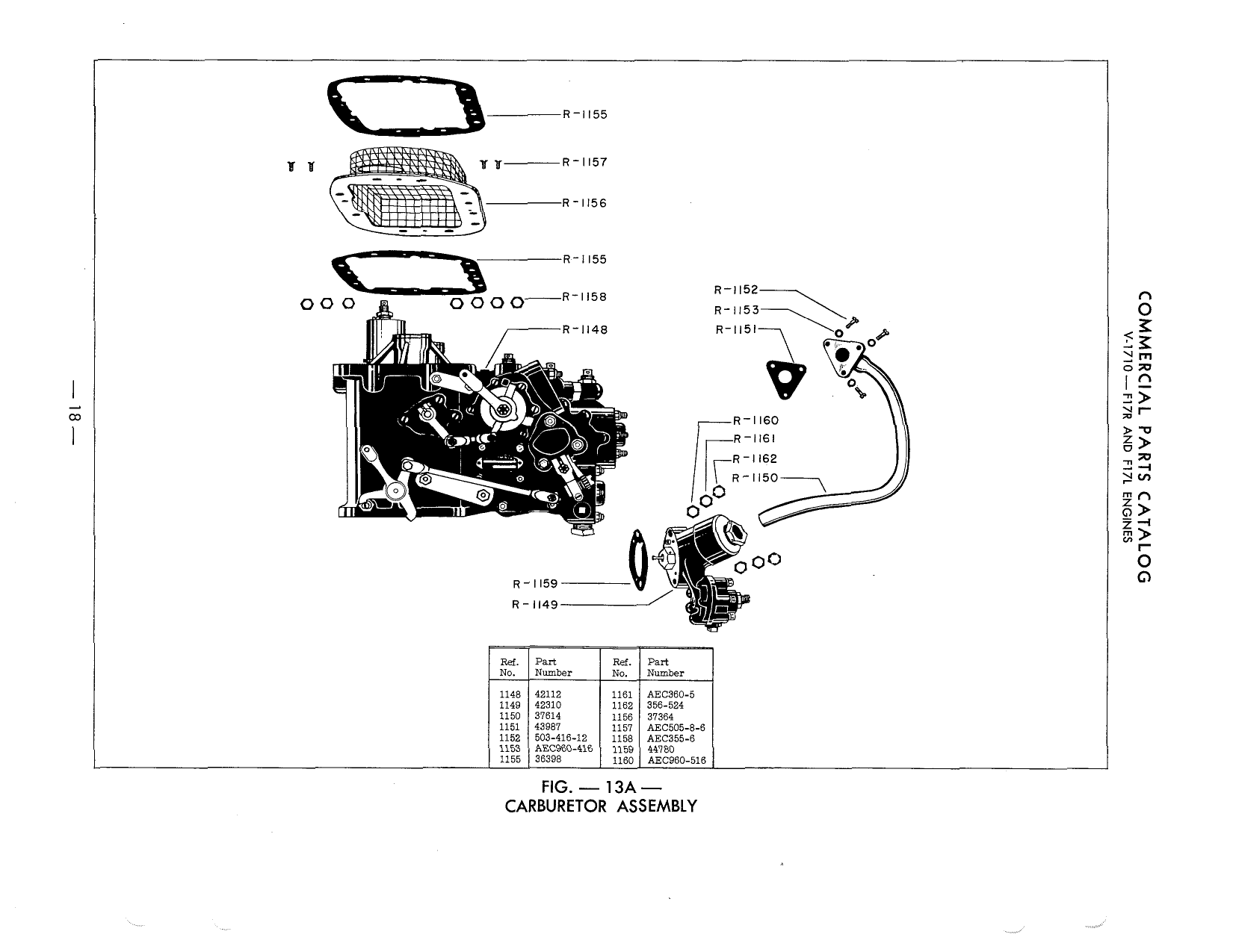 Sample page 22 from AirCorps Library document: Parts Catalog - Allison V-1710-F