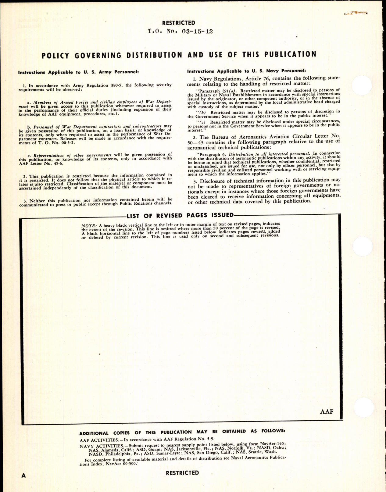 Sample page 2 from AirCorps Library document: Parts Catalog for Oil Cooler and Control Valves