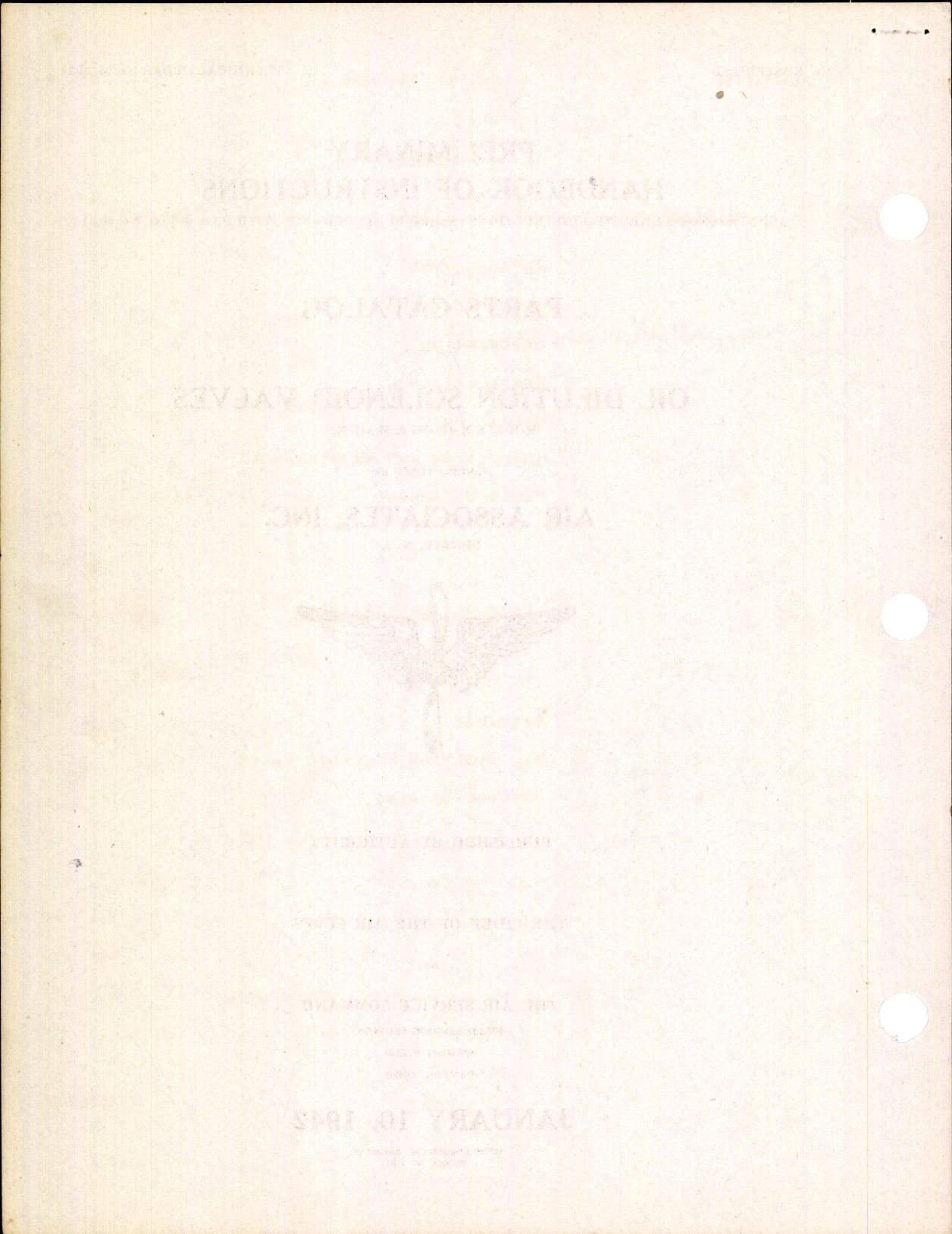 Sample page 2 from AirCorps Library document: Instructions with PC for Oil Dilution Solenoid Valves