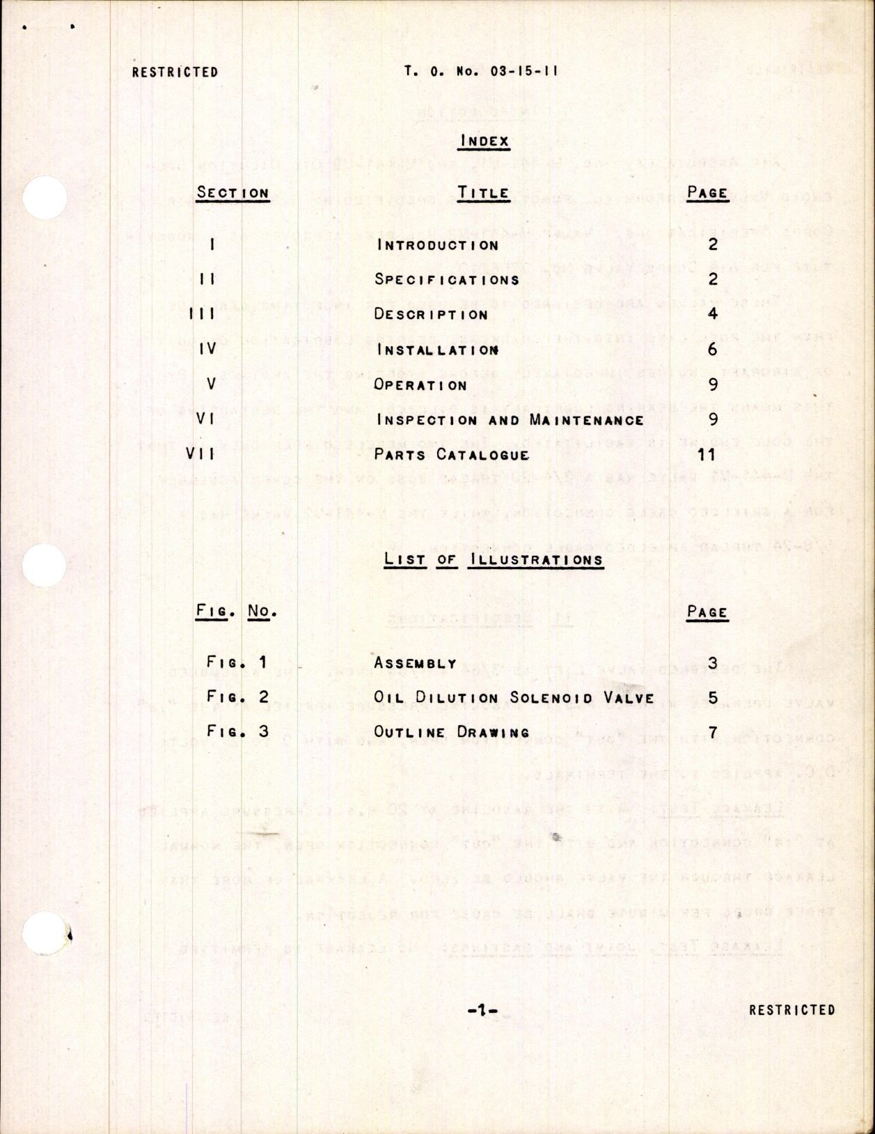 Sample page 3 from AirCorps Library document: Instructions with PC for Oil Dilution Solenoid Valves