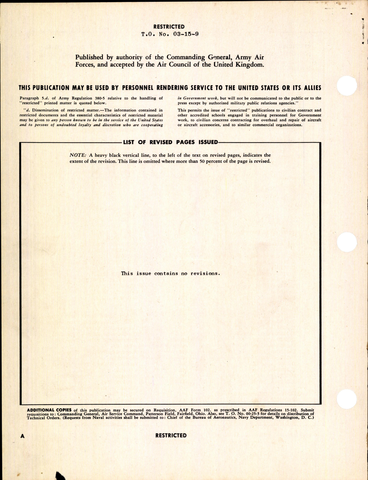 Sample page 2 from AirCorps Library document: Instructions with Parts Catalog for Oil Coolers