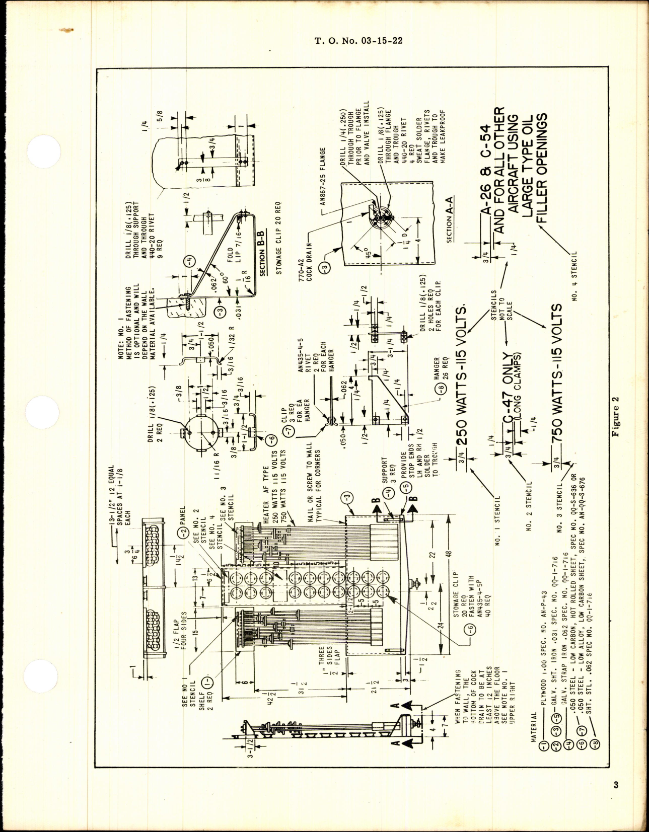 Sample page 3 from AirCorps Library document: Oil Immersion Heaters