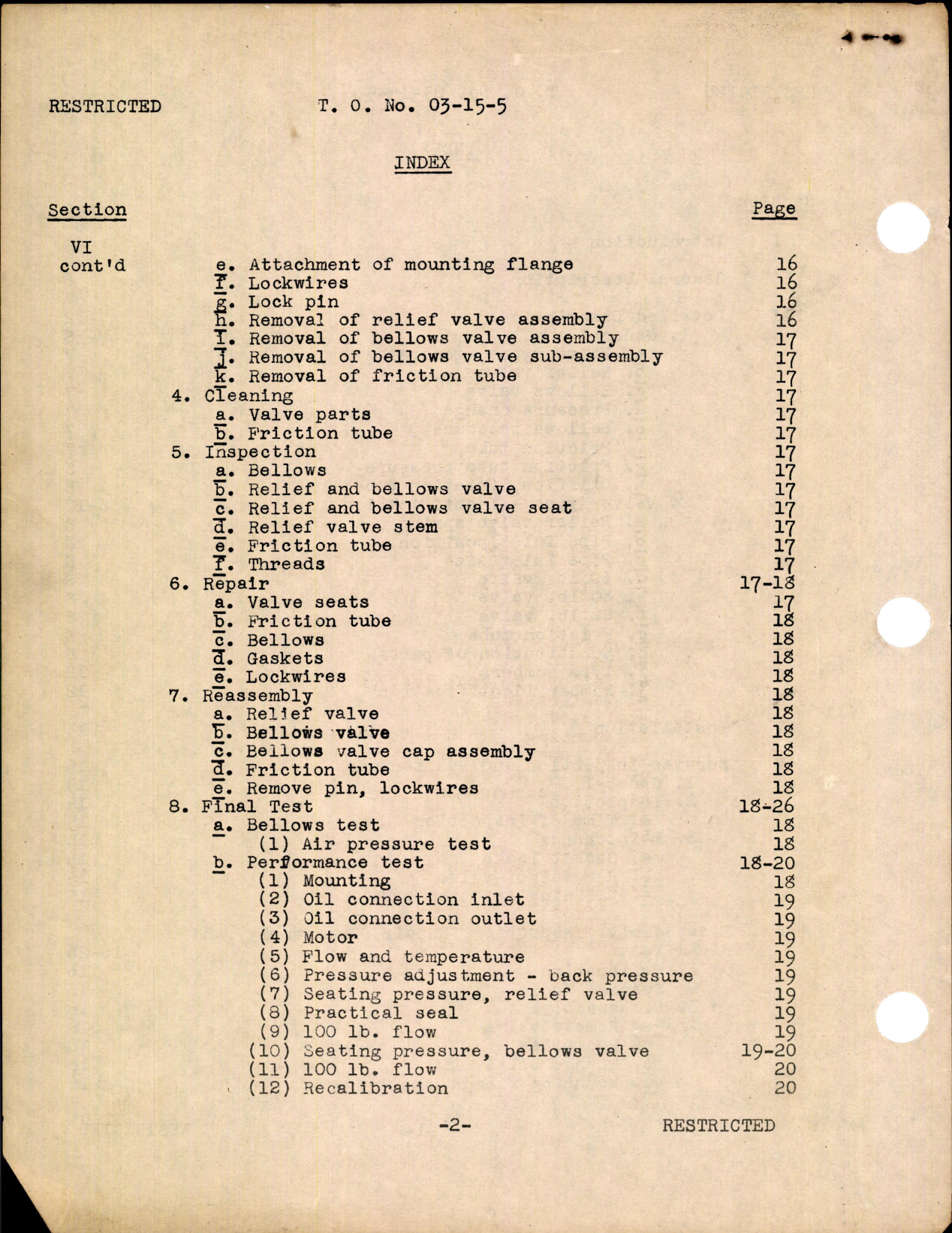 Sample page 4 from AirCorps Library document: Viscosity Type Control Valve Assembly for Oil Regulators