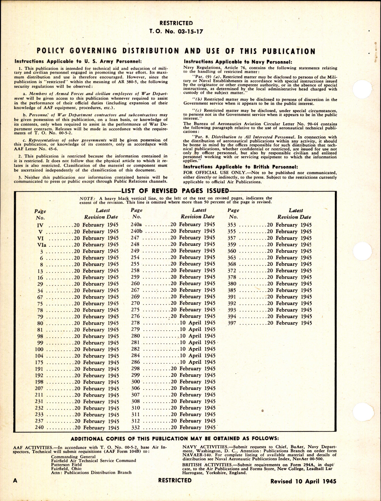 Sample page 2 from AirCorps Library document: Instructions with Parts Catalog for Airesearch Oil Temperature Regulators