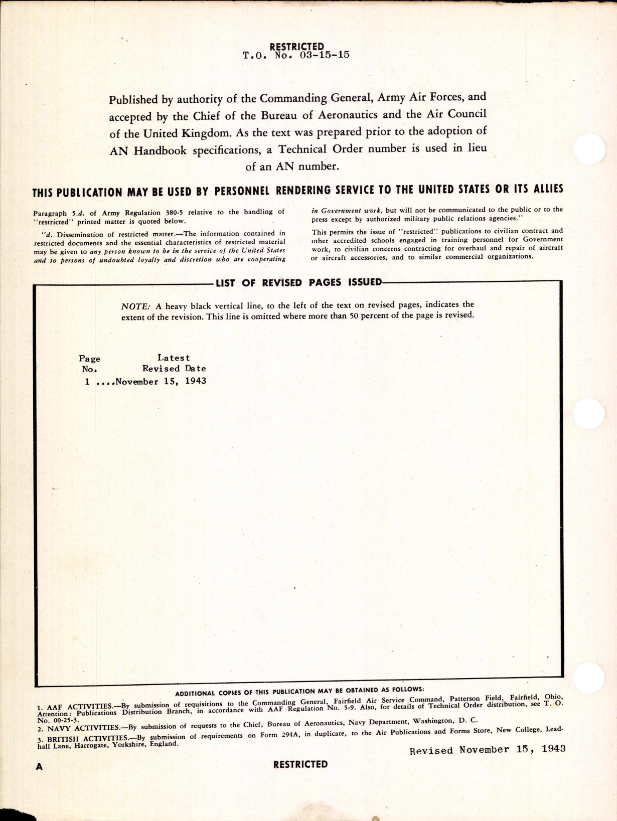 Sample page 2 from AirCorps Library document: Instructions w PC for Type D-8 Thermostatic Oil Cooler Valve