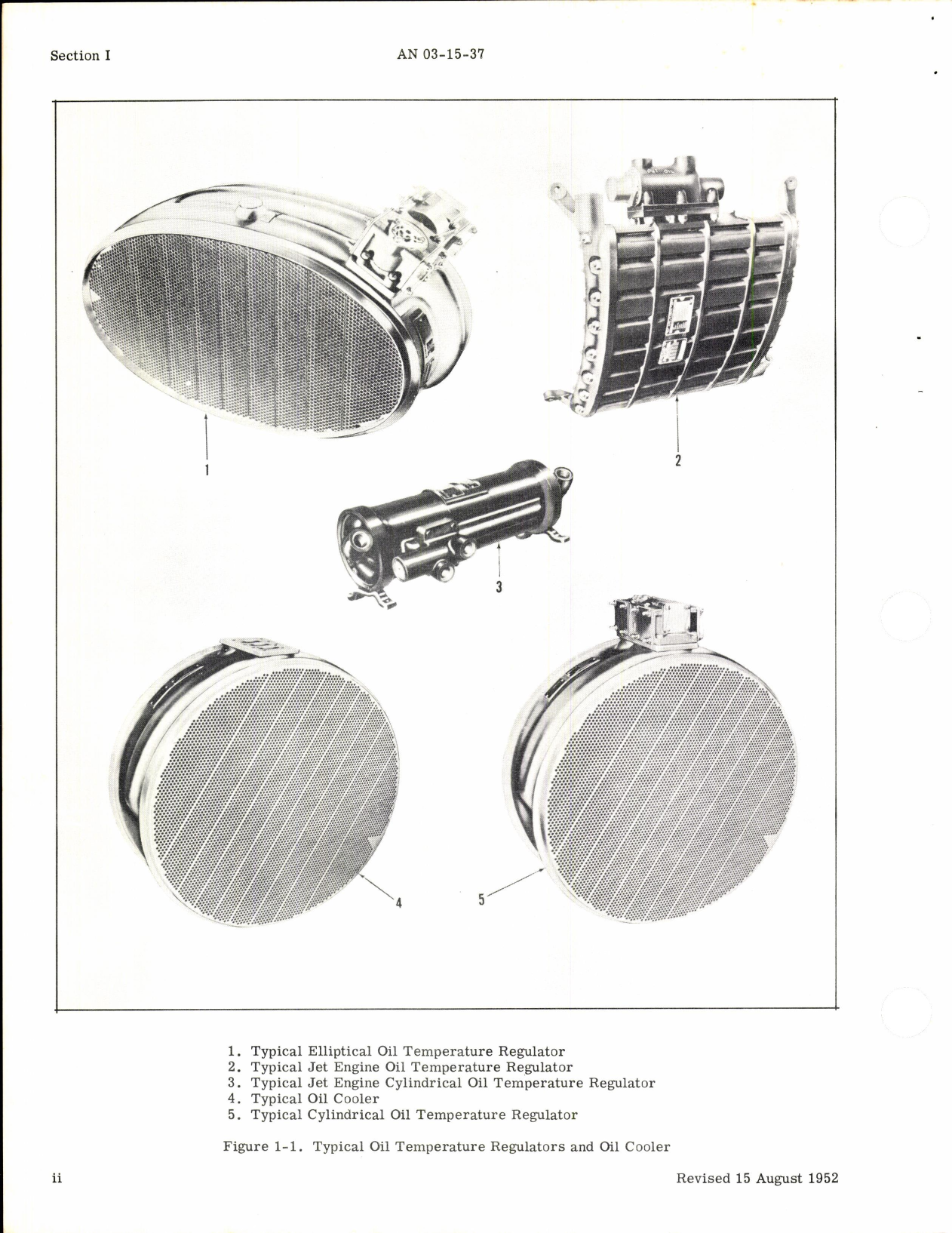 Sample page 4 from AirCorps Library document: Overhaul Instructions for Airesearch Oil Temperature Regulators Oil Coolers and Valves 