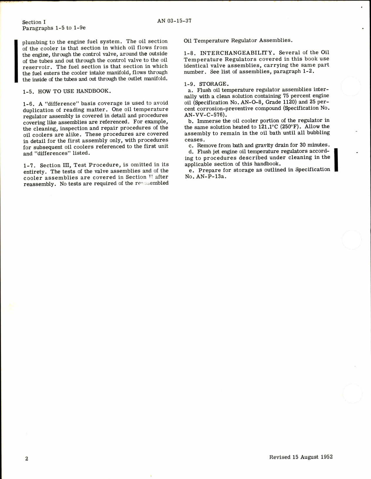 Sample page 6 from AirCorps Library document: Overhaul Instructions for Airesearch Oil Temperature Regulators Oil Coolers and Valves 