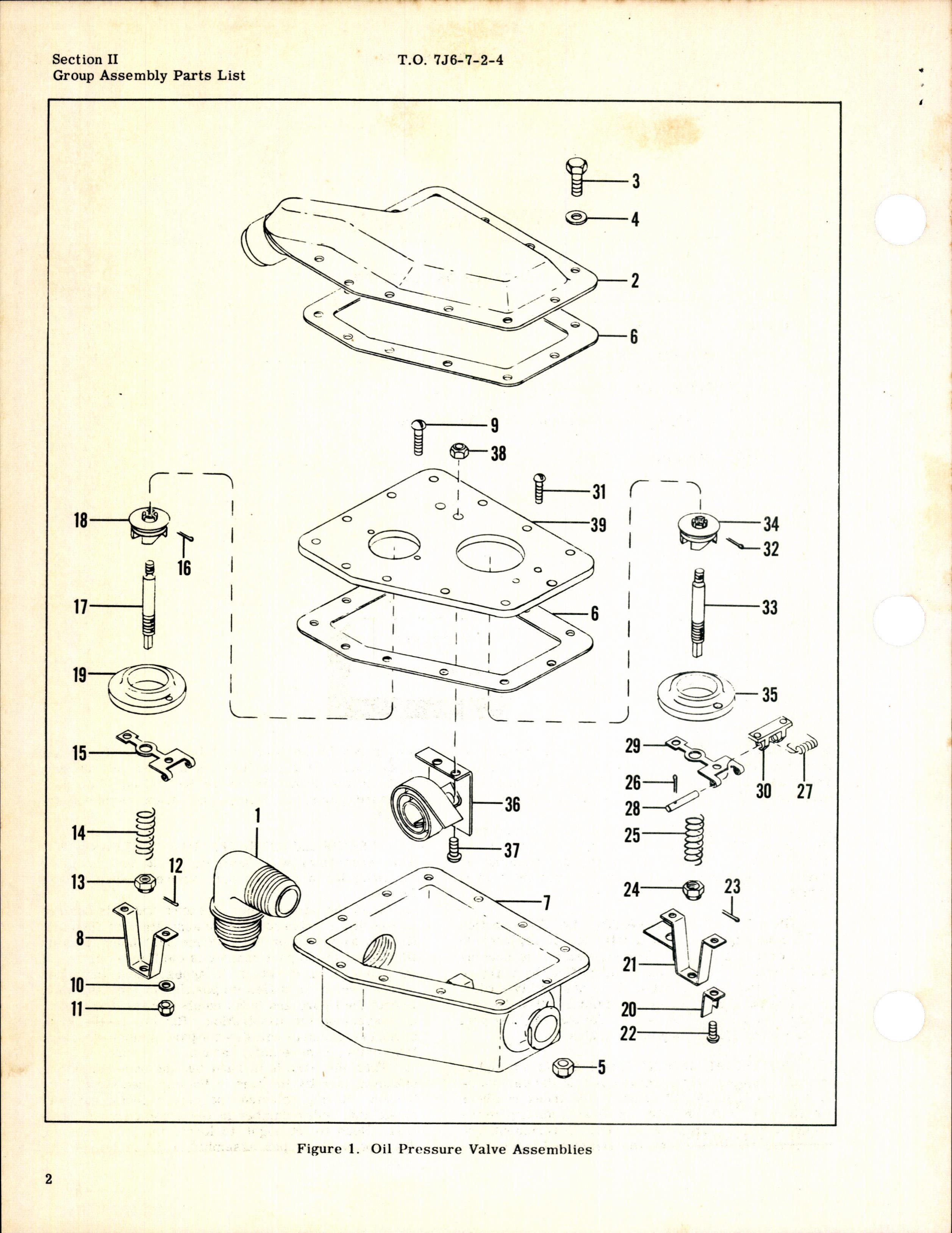 Sample page 4 from AirCorps Library document: Illustrated Parts Breakdown for Oil Pressure Valve 15-24641-20 and -21