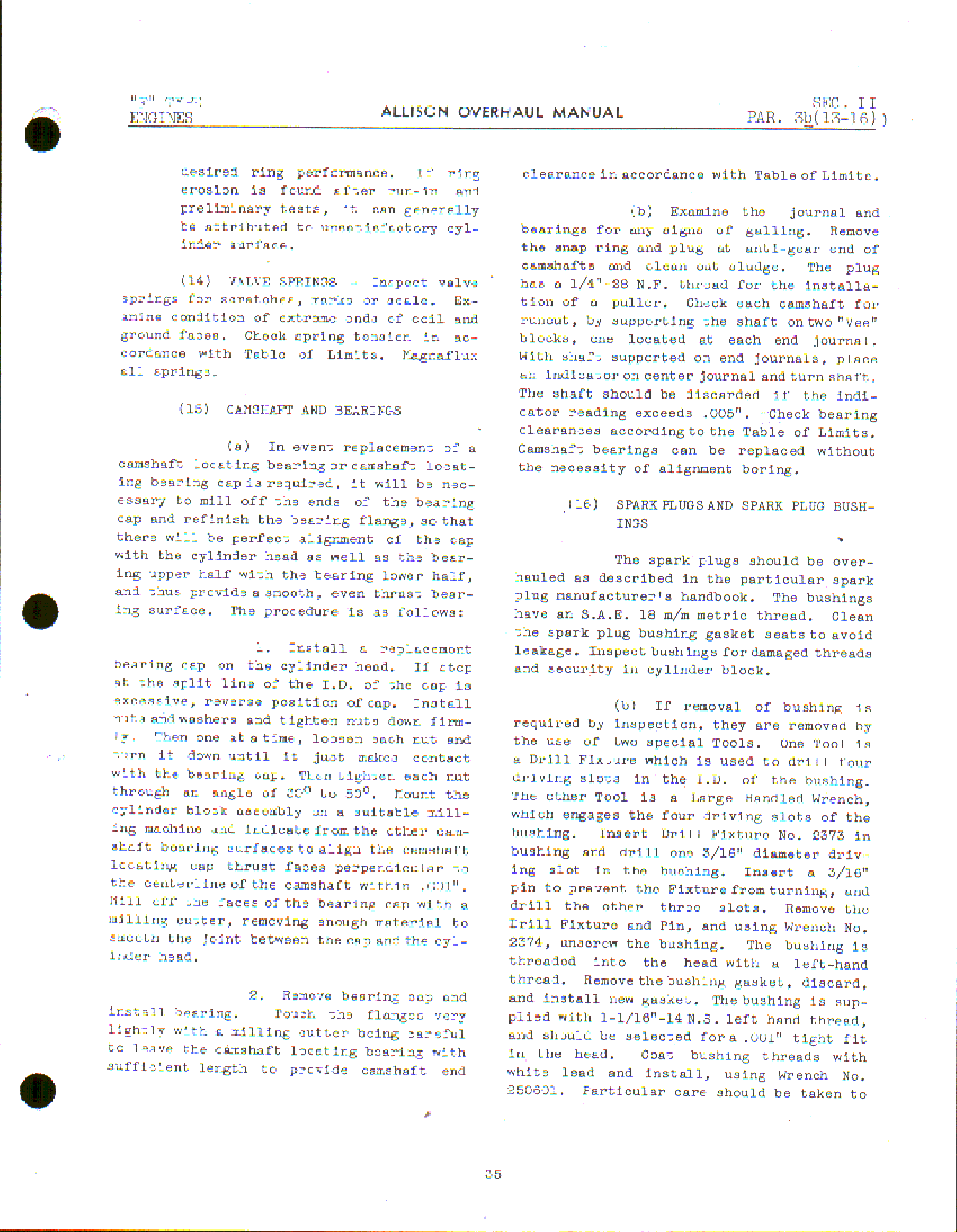 Sample page 108 from AirCorps Library document: Operation Maintenance & Overhaul Handbook - Allison V-1710-F Engines