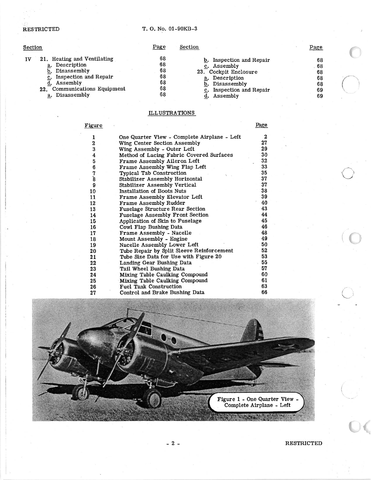 Sample page 4 from AirCorps Library document: Handbook of Overhaul Instructions: AT-10