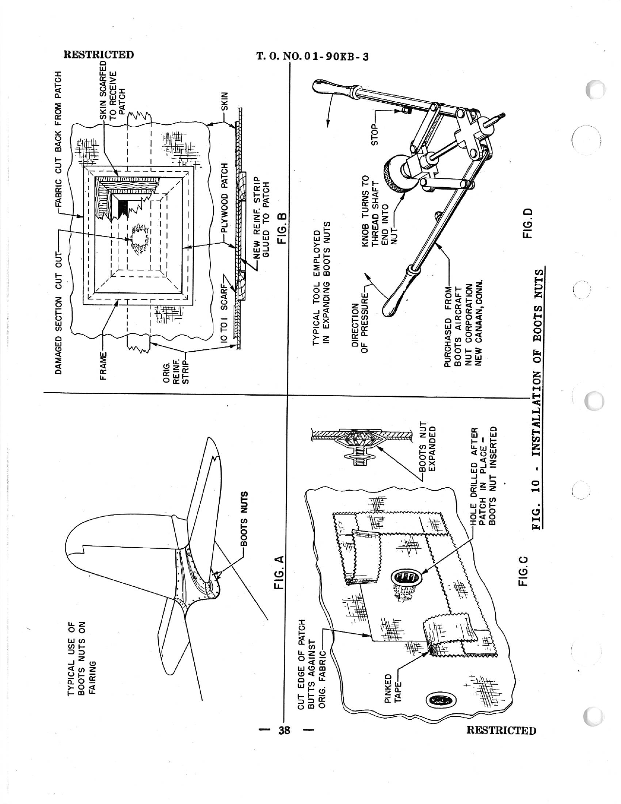 Sample page 40 from AirCorps Library document: Handbook of Overhaul Instructions: AT-10