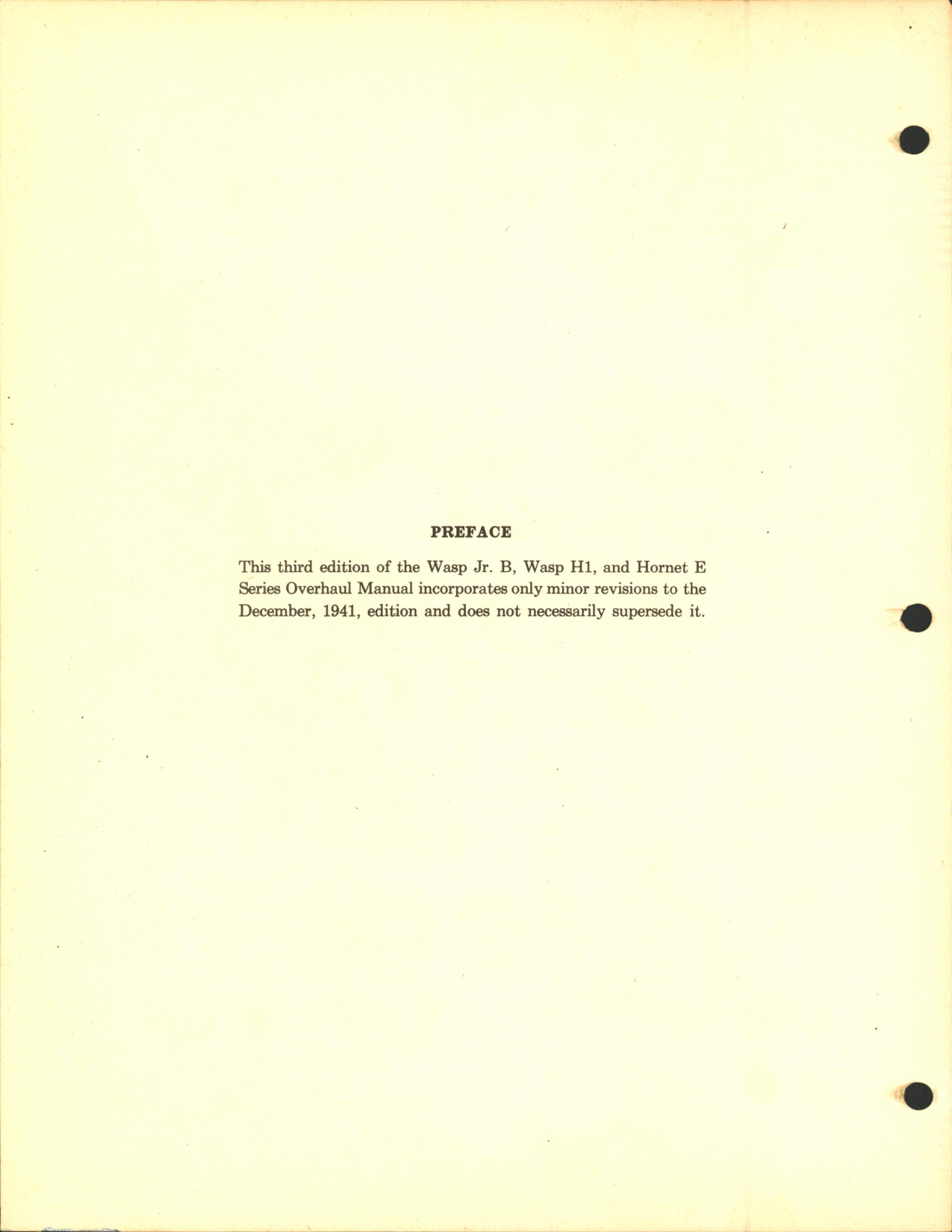 Sample page 4 from AirCorps Library document: Ovh Manual for Wasp Jr B, Wasp H1 and Hornet E Series Engines