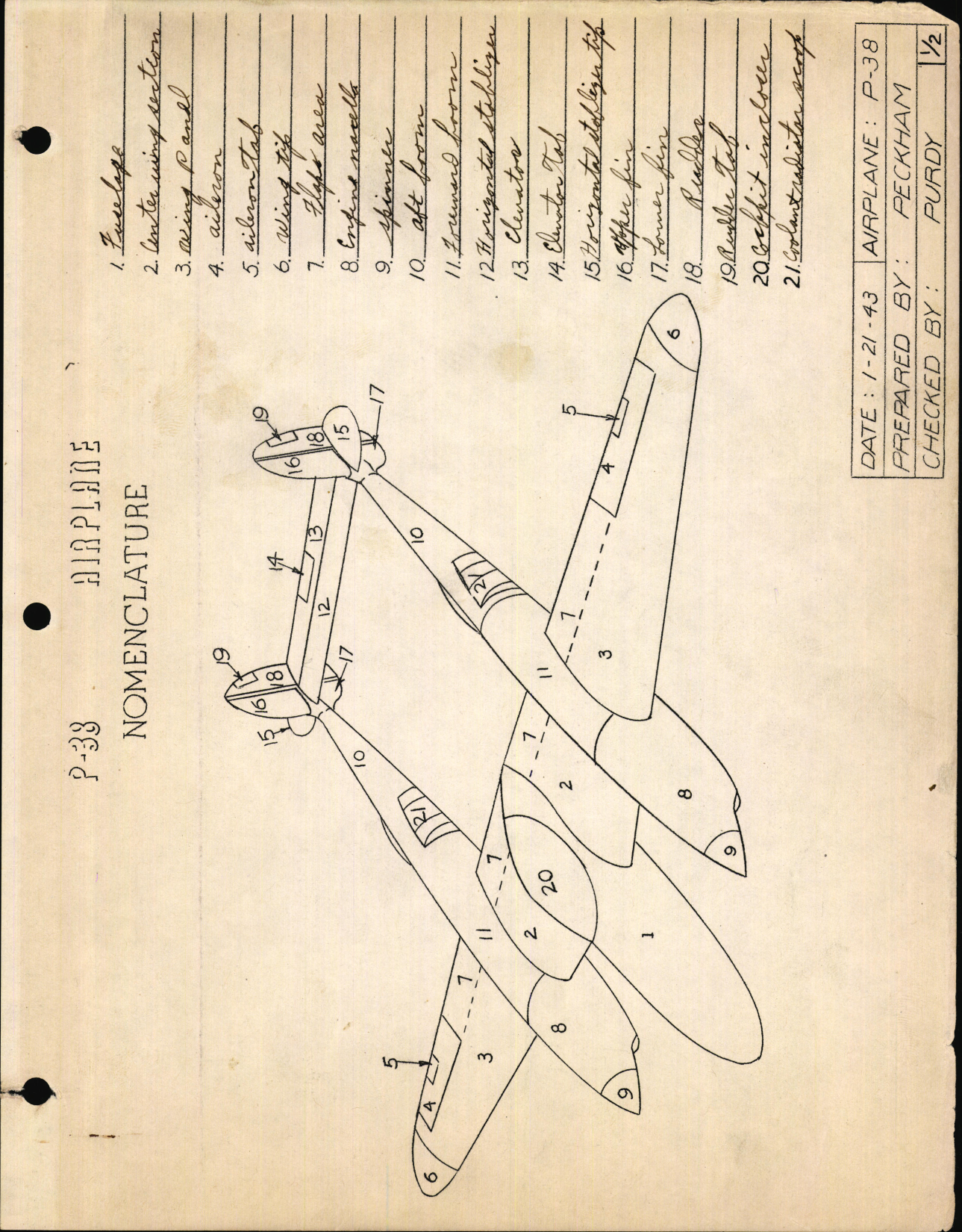 Sample page 5 from AirCorps Library document: Lockheed P-38 Student Manual