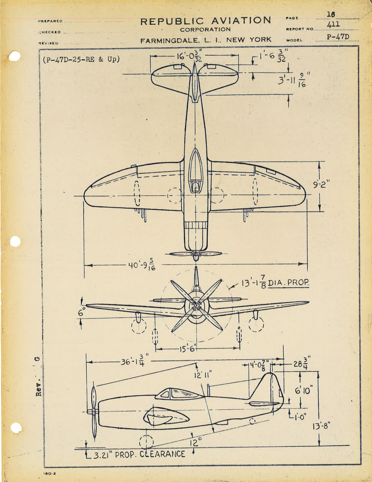 Sample page 29 from AirCorps Library document: Model Specification - P-47D