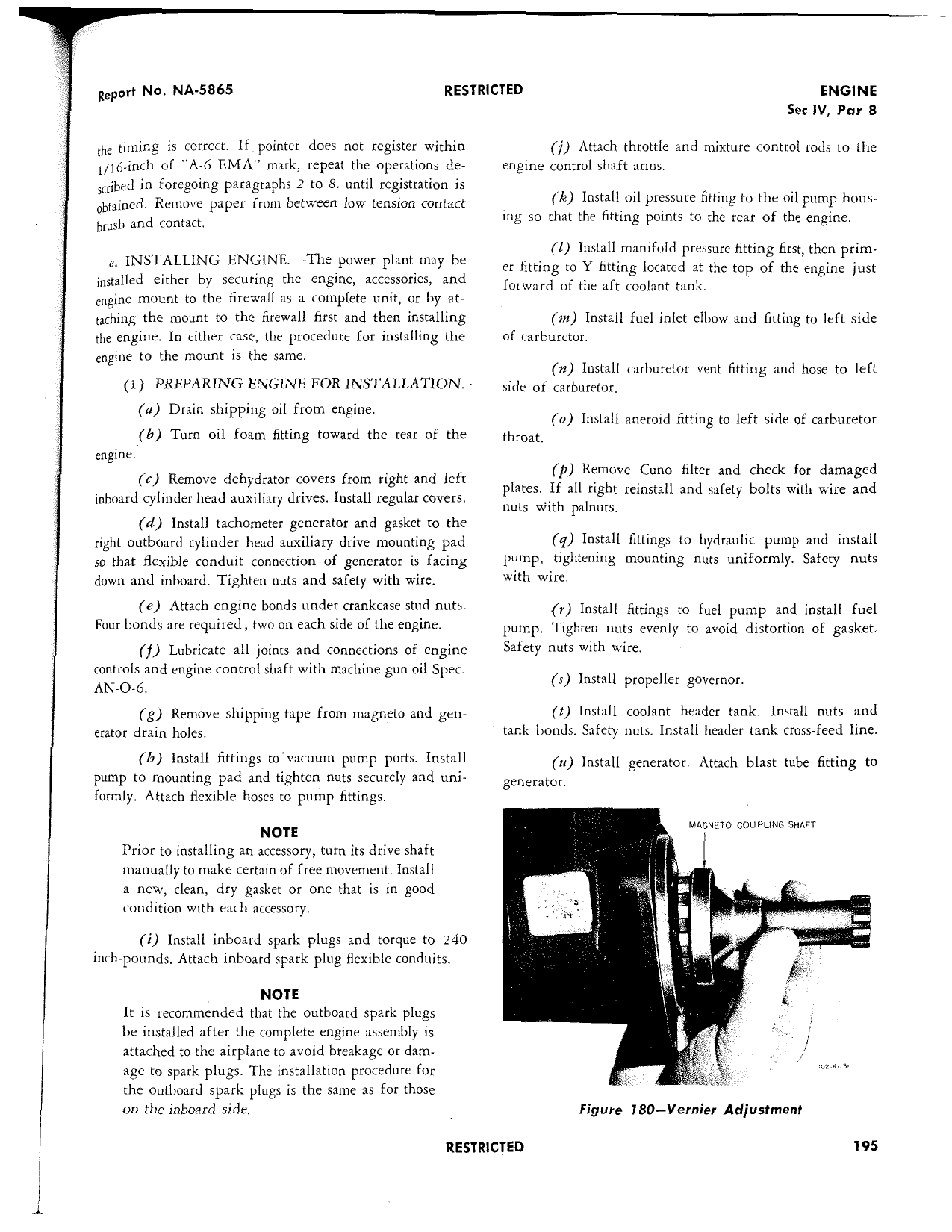 Sample page 199 from AirCorps Library document: Shipment & Erection Manual - P-51D Airplanes