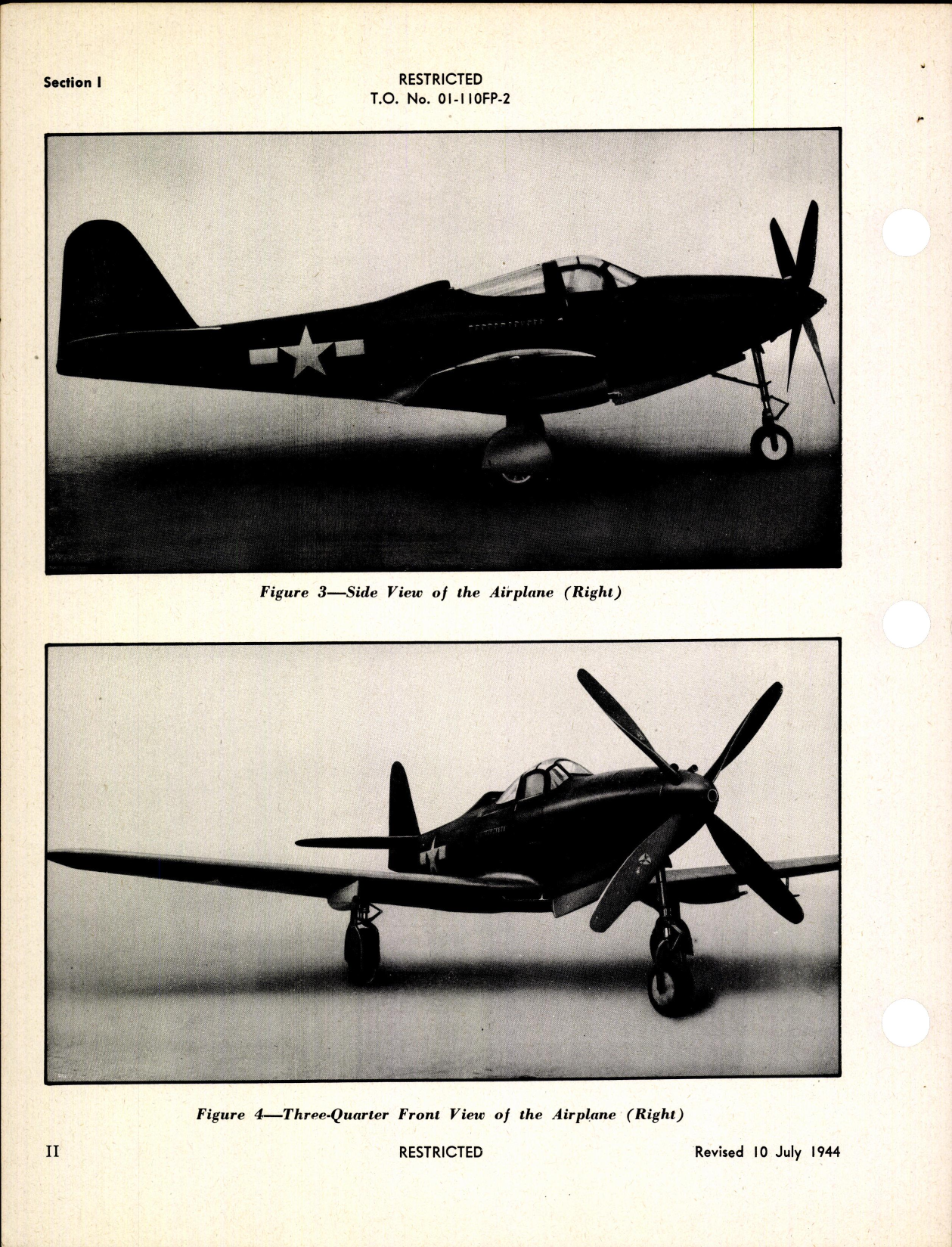 Sample page 4 from AirCorps Library document: Erection and Maintenance Instructions for P-63
