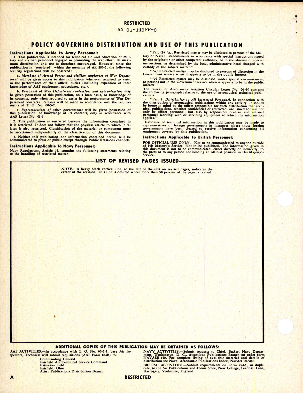 Sample page 2 from AirCorps Library document: Structural Repair Instructions for Army Models P-63