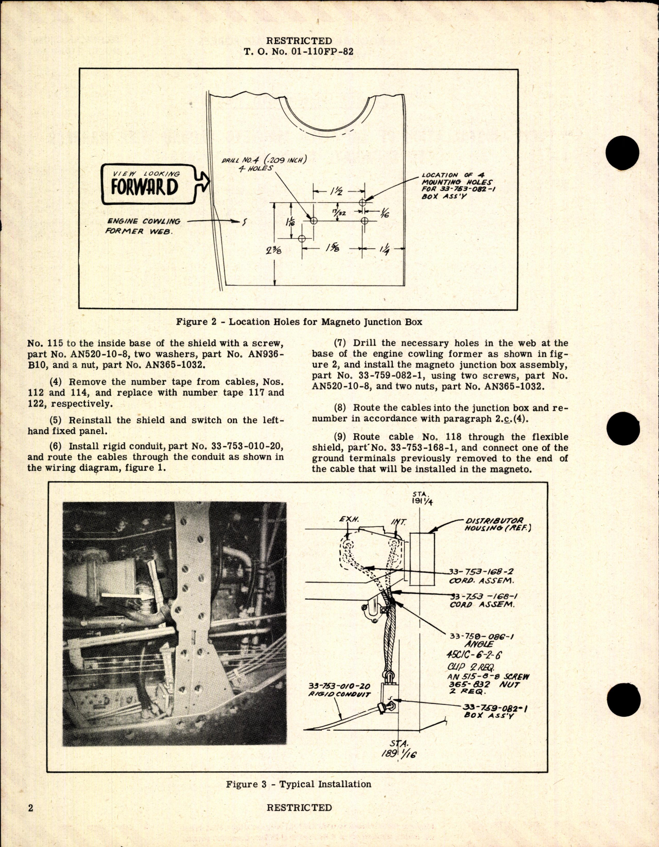 Sample page 2 from AirCorps Library document: Installation of Improved Magneto Ground Wire