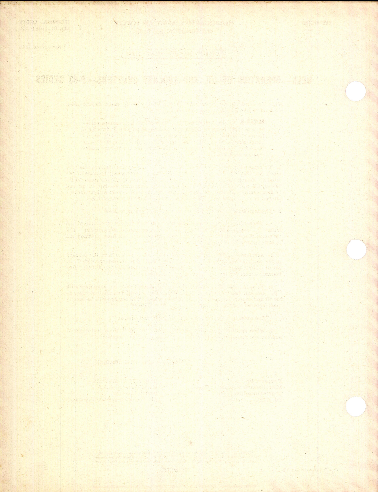 Sample page 2 from AirCorps Library document: Operation of Oil and Coolant Shutters for P-63 Series