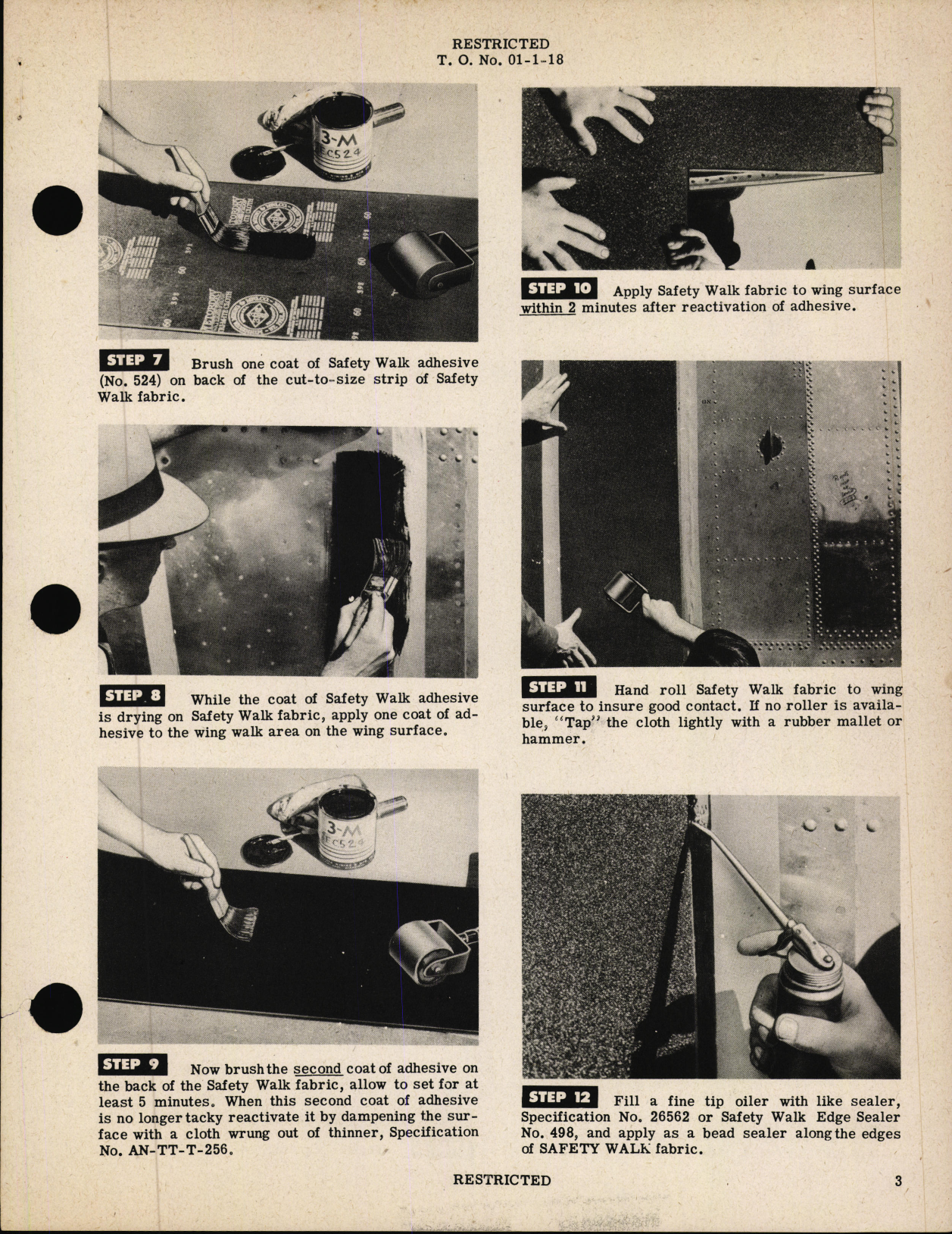 Sample page 3 from AirCorps Library document: General - Installation and Replacement of Abrasive Nonskid Surfaces