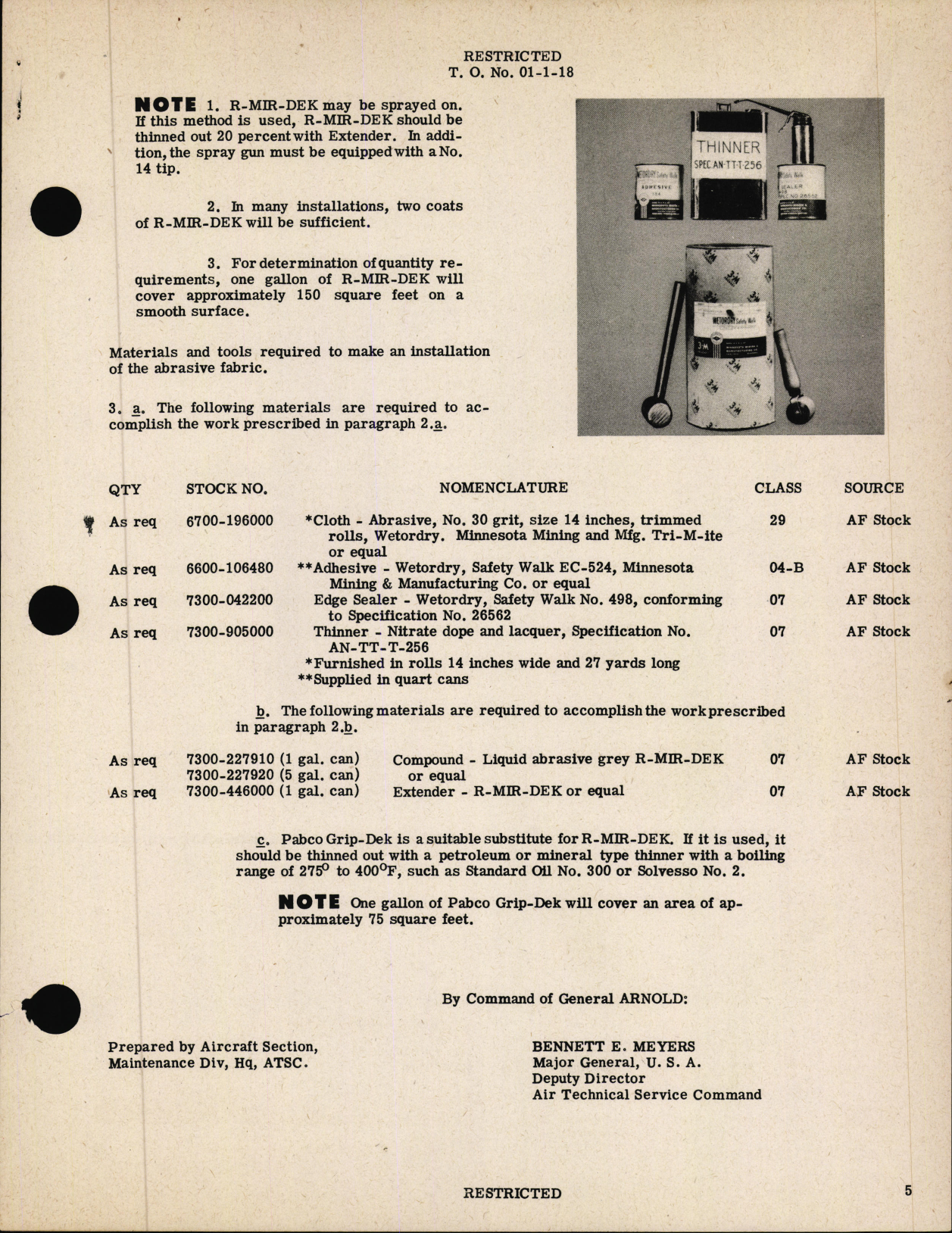 Sample page 5 from AirCorps Library document: General - Installation and Replacement of Abrasive Nonskid Surfaces