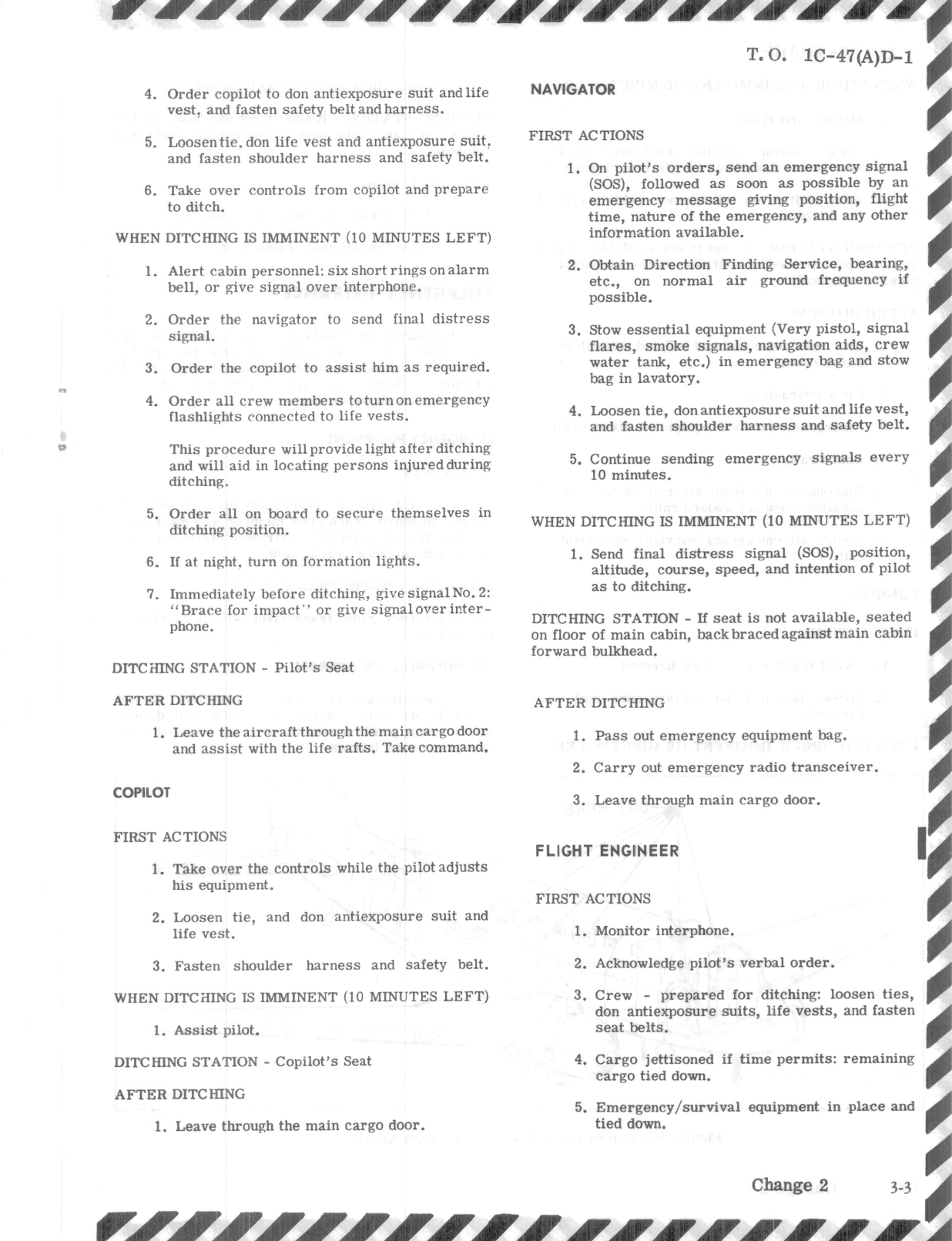 Sample page 11 from AirCorps Library document: Partial Flight Manual for AC-47D Aircraft