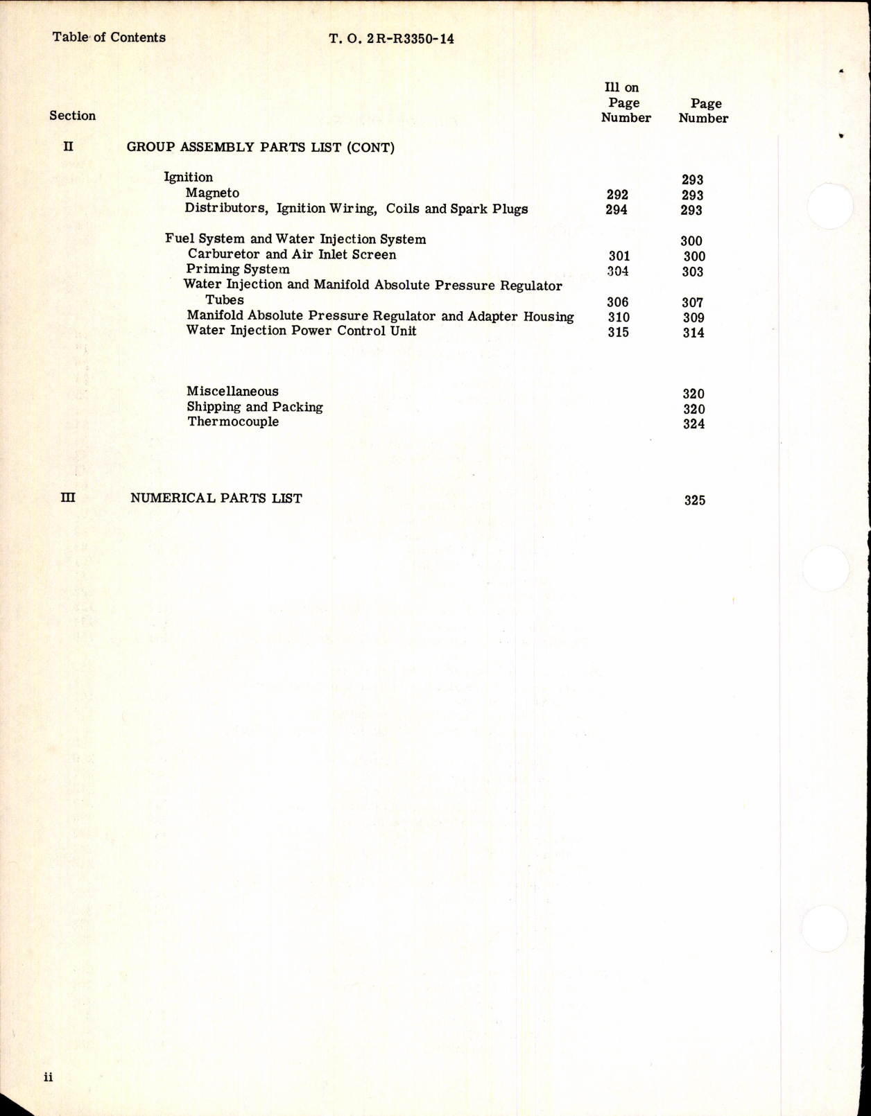 Sample page 4 from AirCorps Library document: Parts Breakdown for R-3350-30W Series